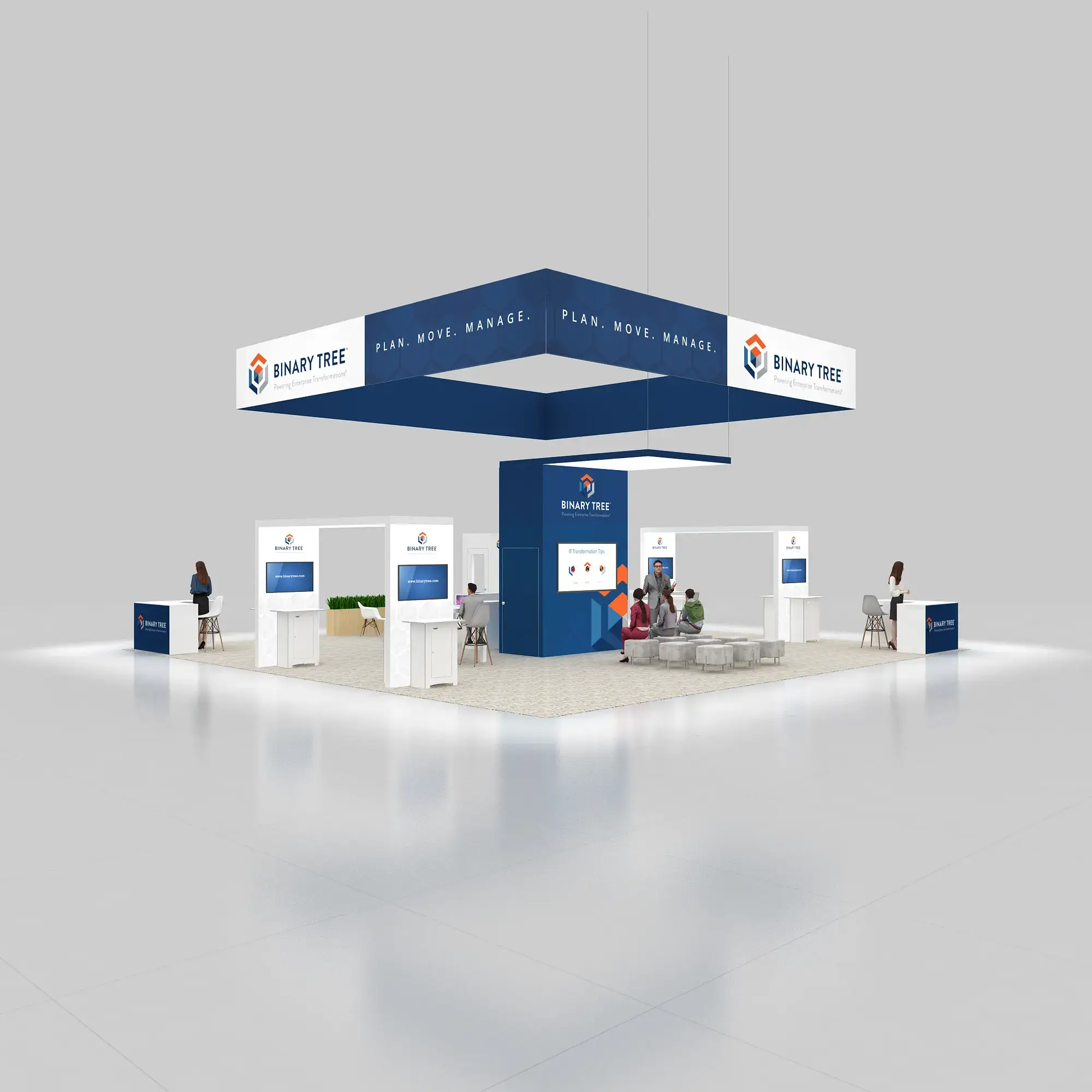 40x40 booth rental RLU4040 41 - image3