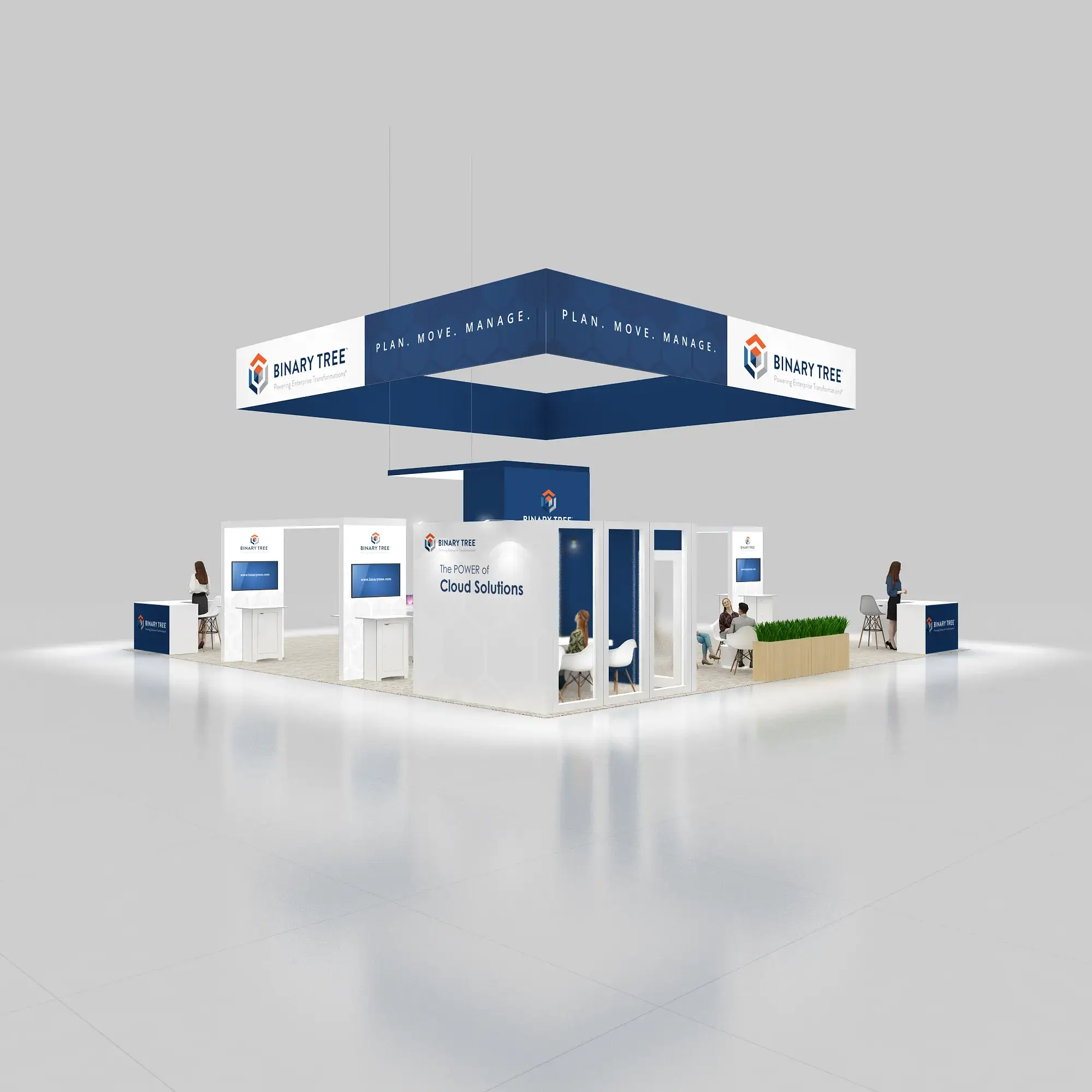 40x40 booth rental RLU4040 41 - image5