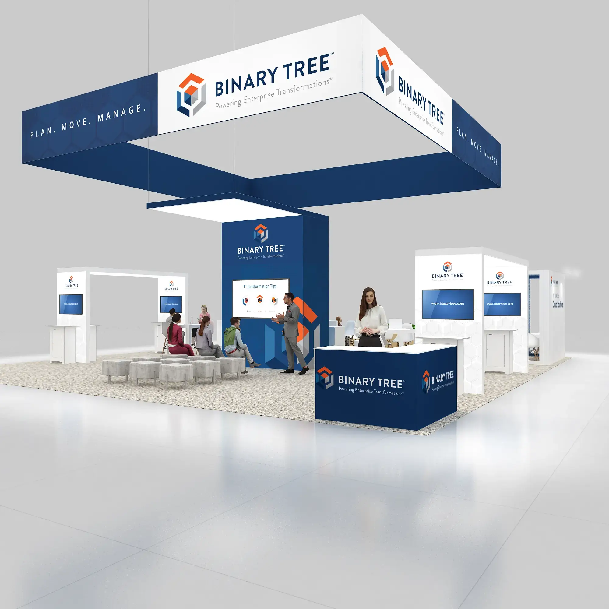 40x40 booth rental RLU4040 41 - image1