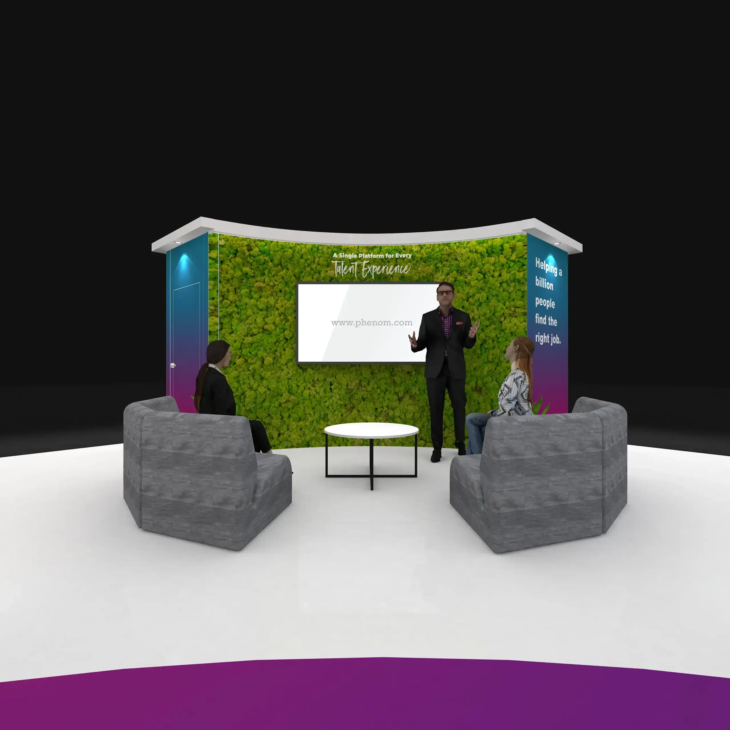 40x40 booth rental RLU4040 43 - image4