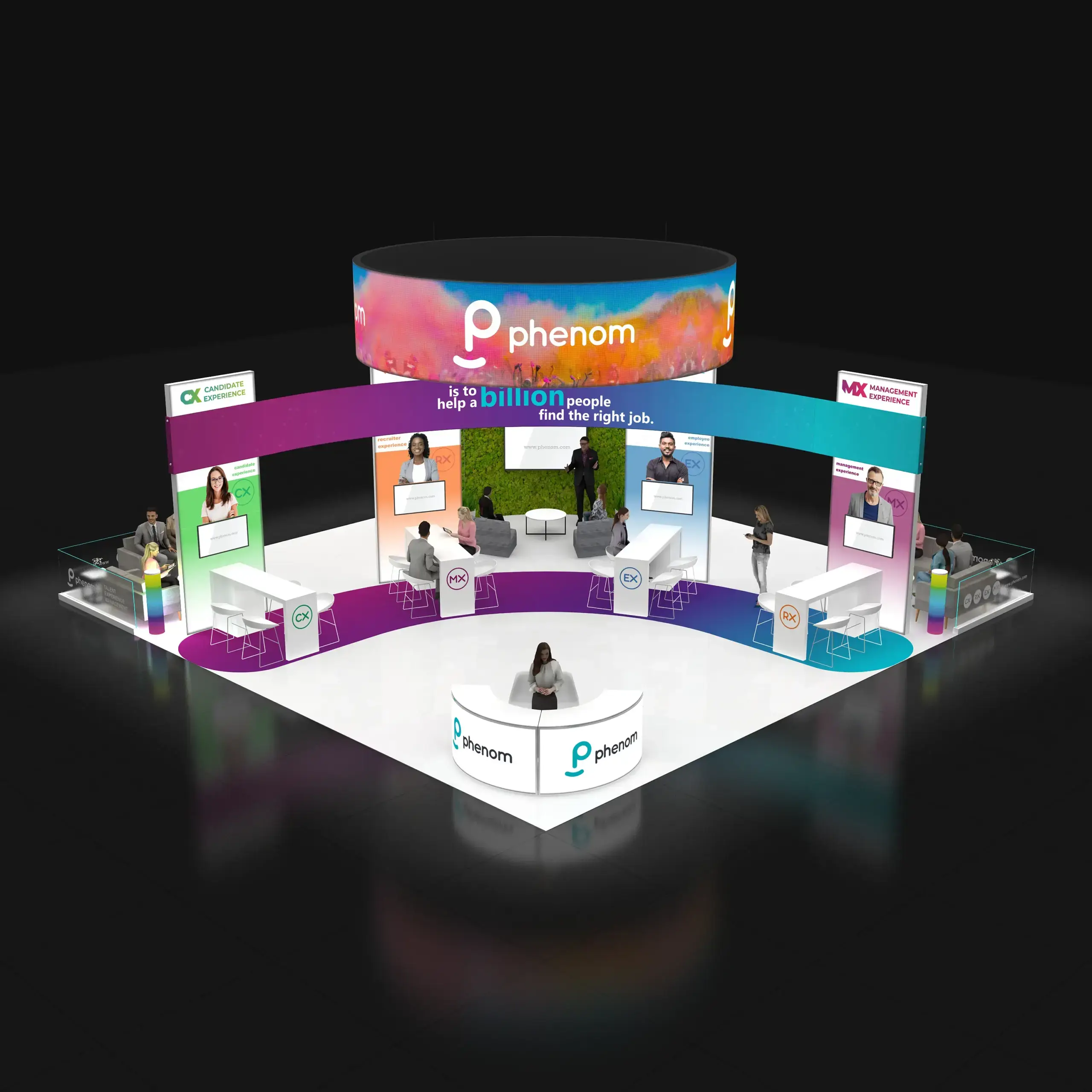 40x40 booth rental RLU4040 43 - image2