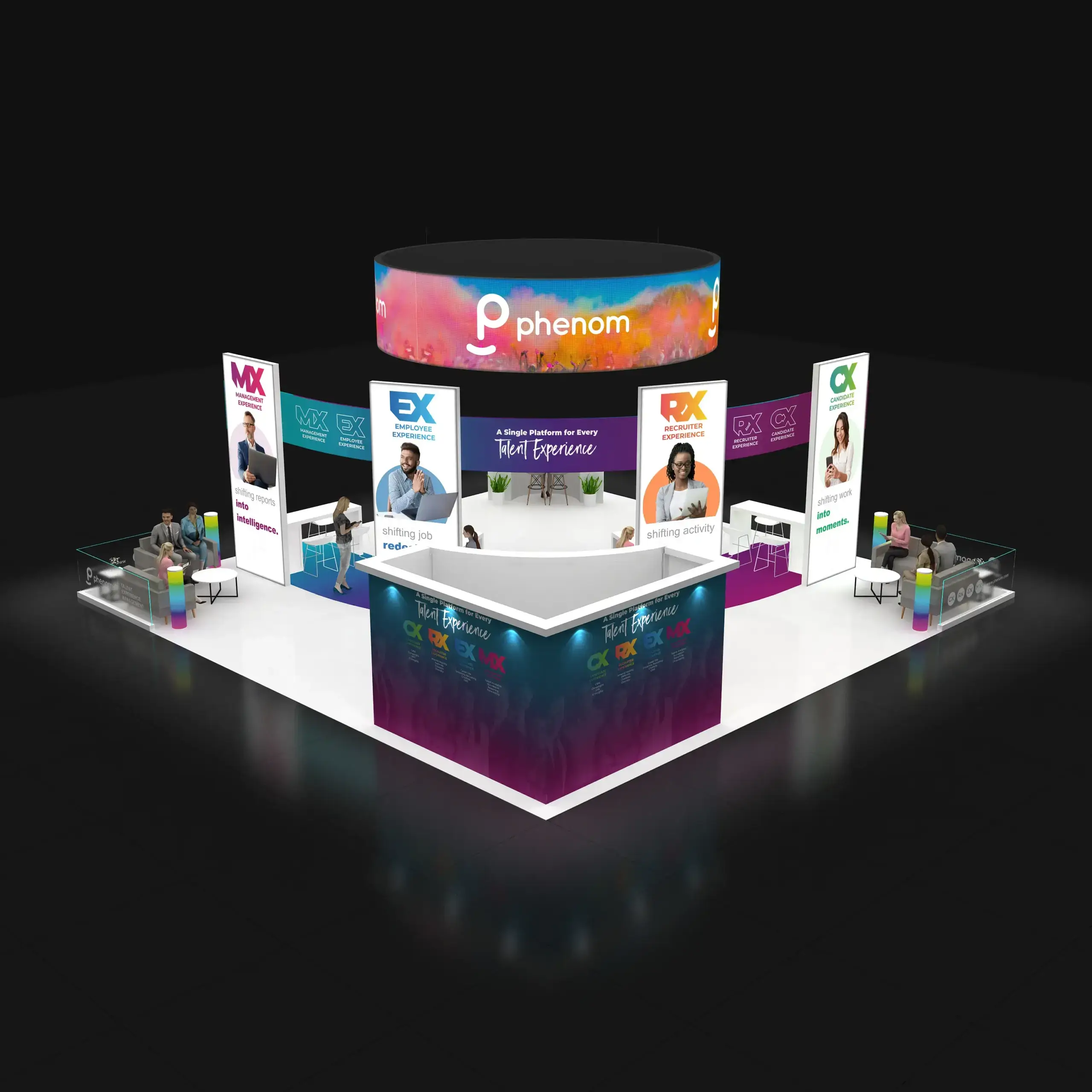 40x40 booth rental RLU4040 43 - image3