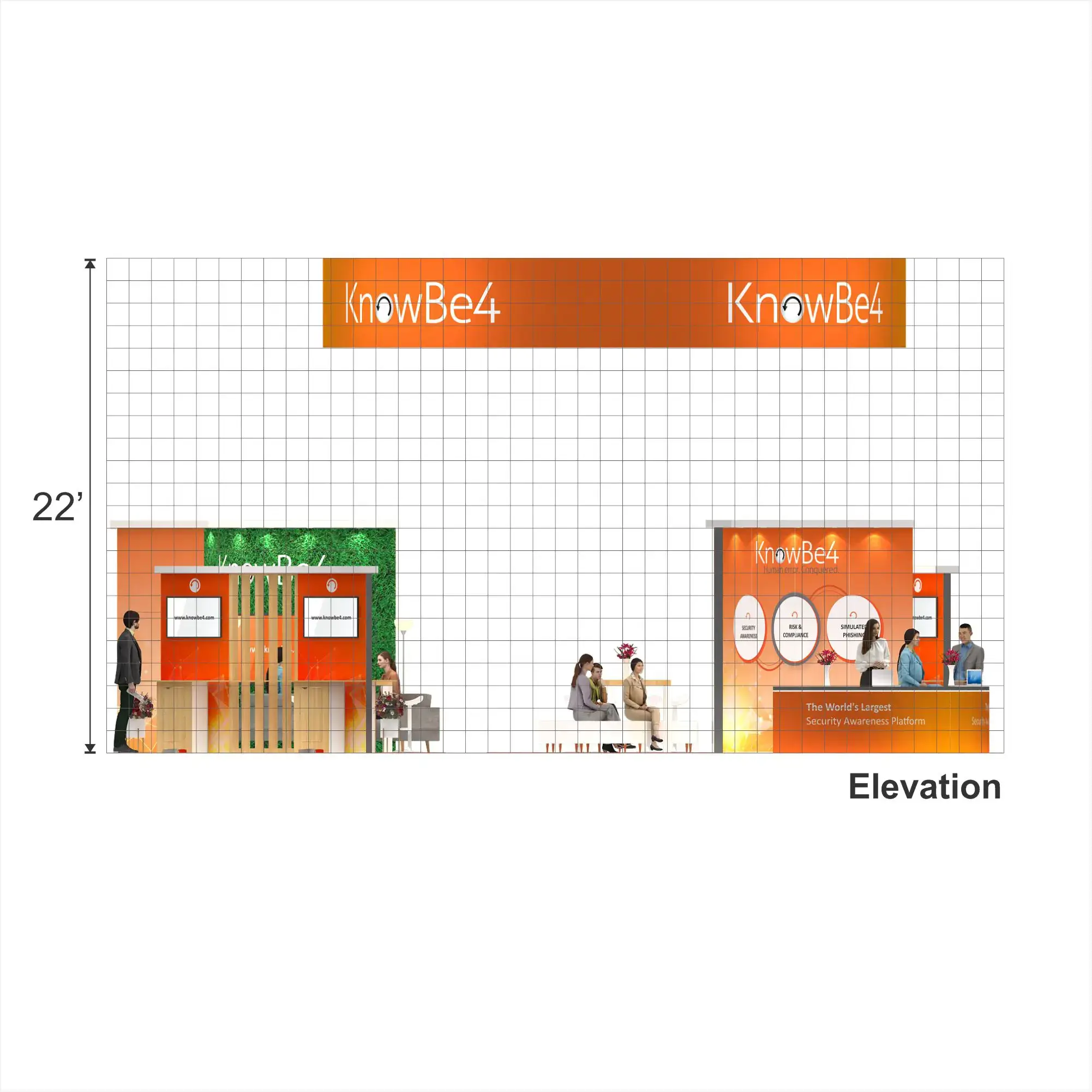 40x40 booth rental RLU4040 44 - image13
