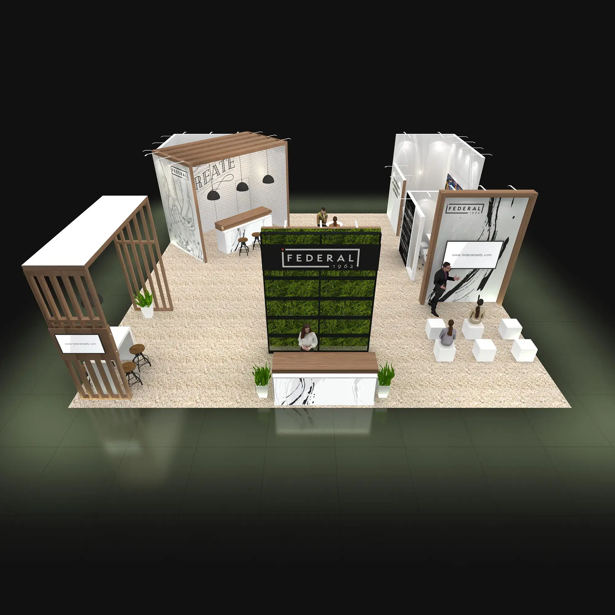 40x40 booth rental RLU4040 46 - image2