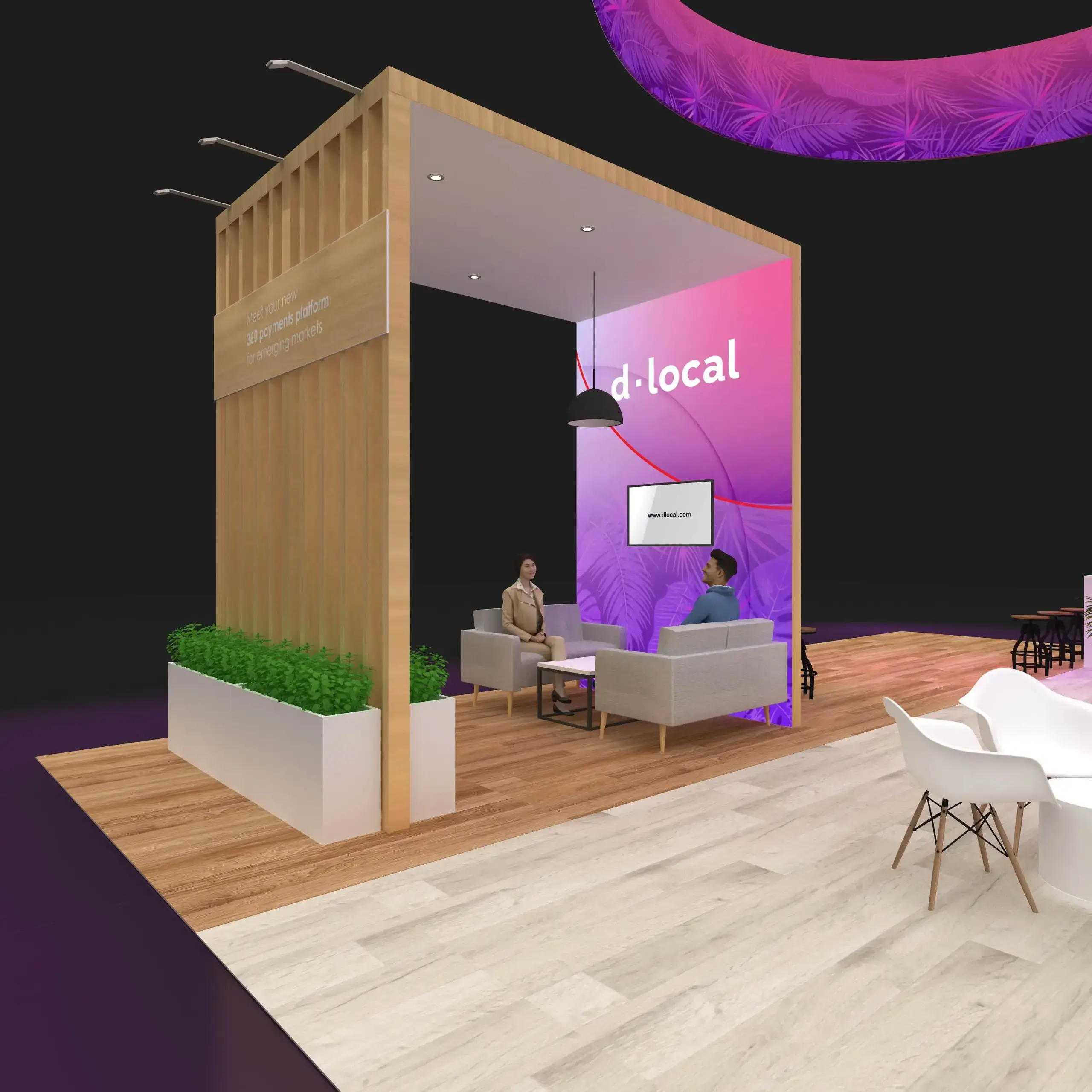 40x40 booth rental RLU4040 47 - image6