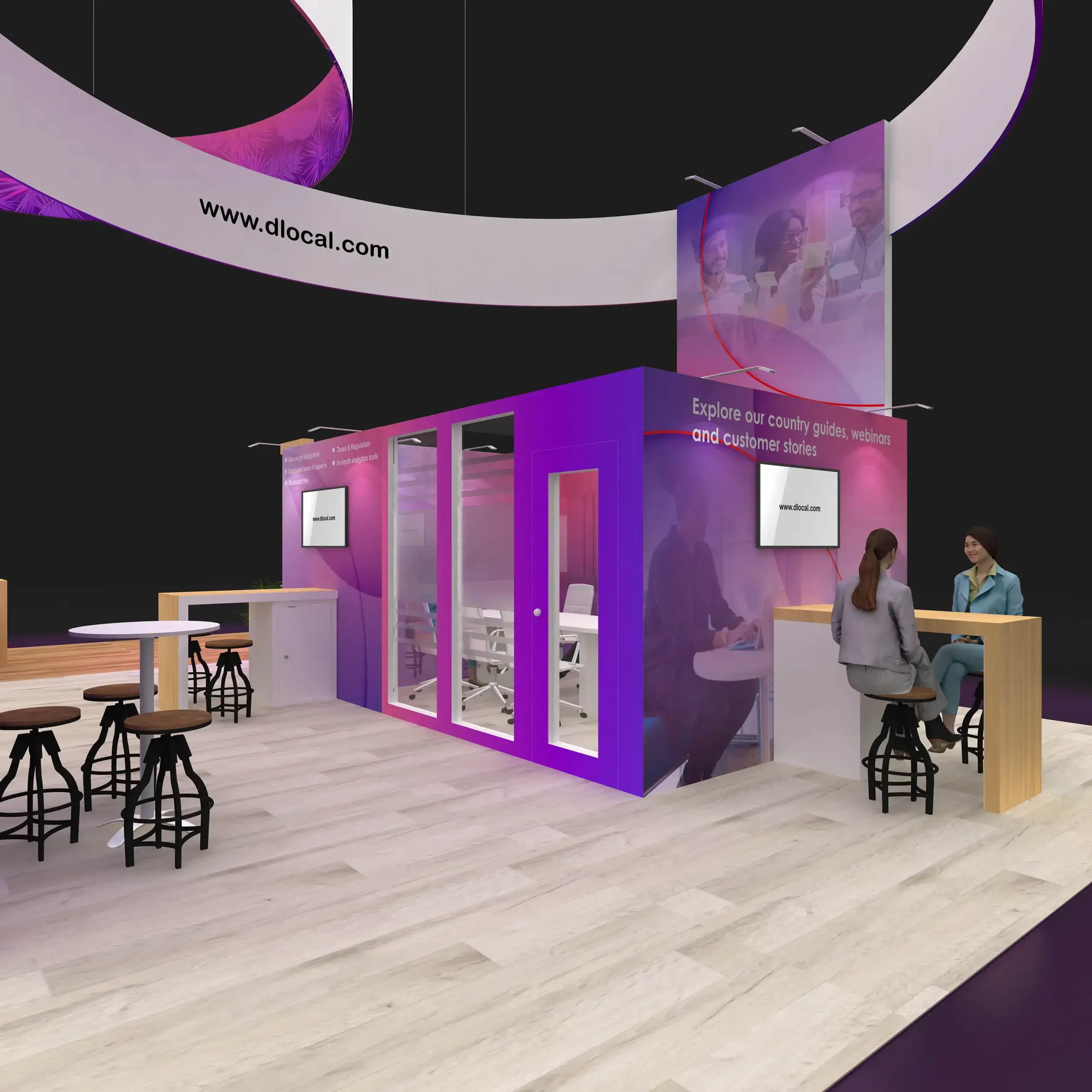 40x40 booth rental RLU4040 47 - image8