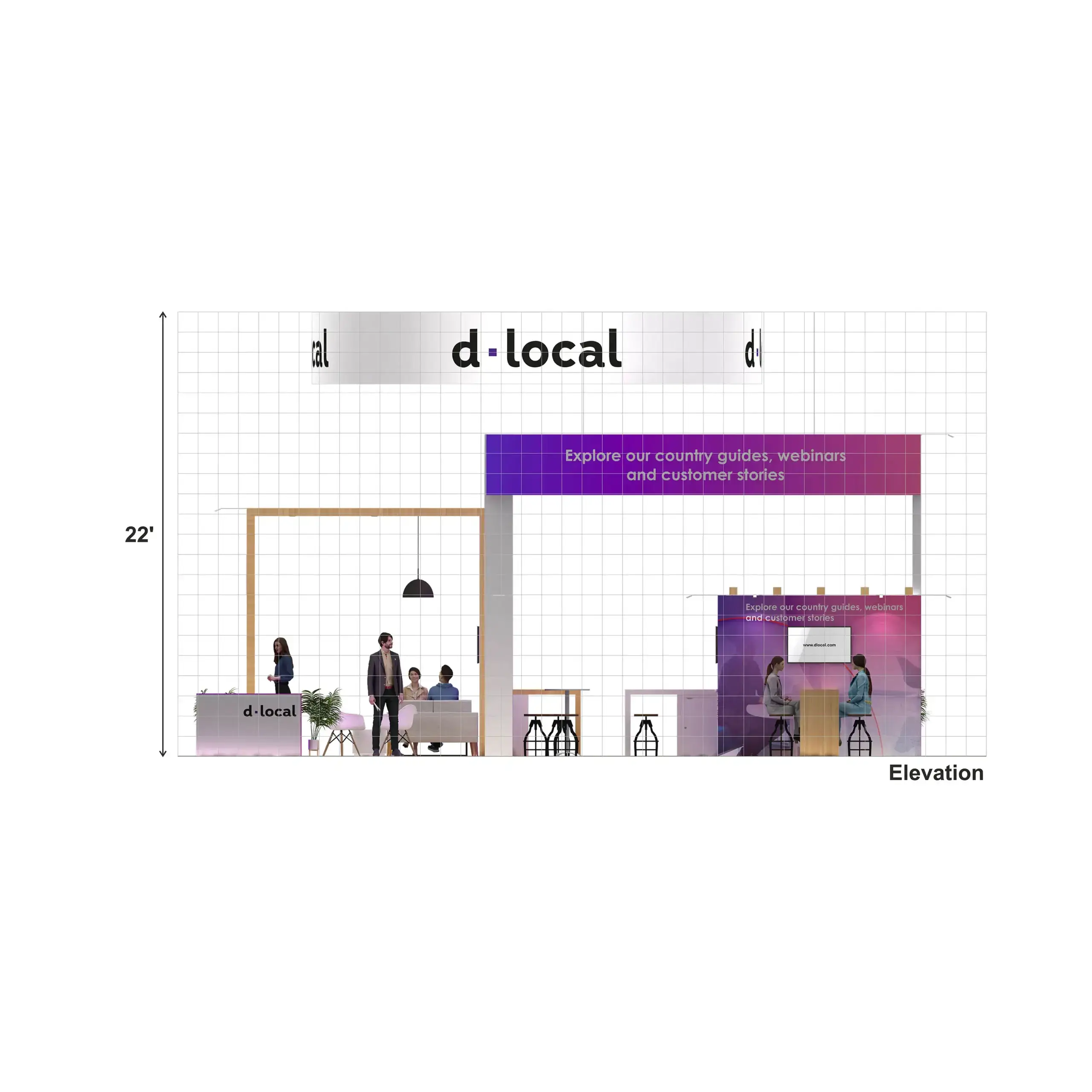40x40 booth rental RLU4040 47 - image13