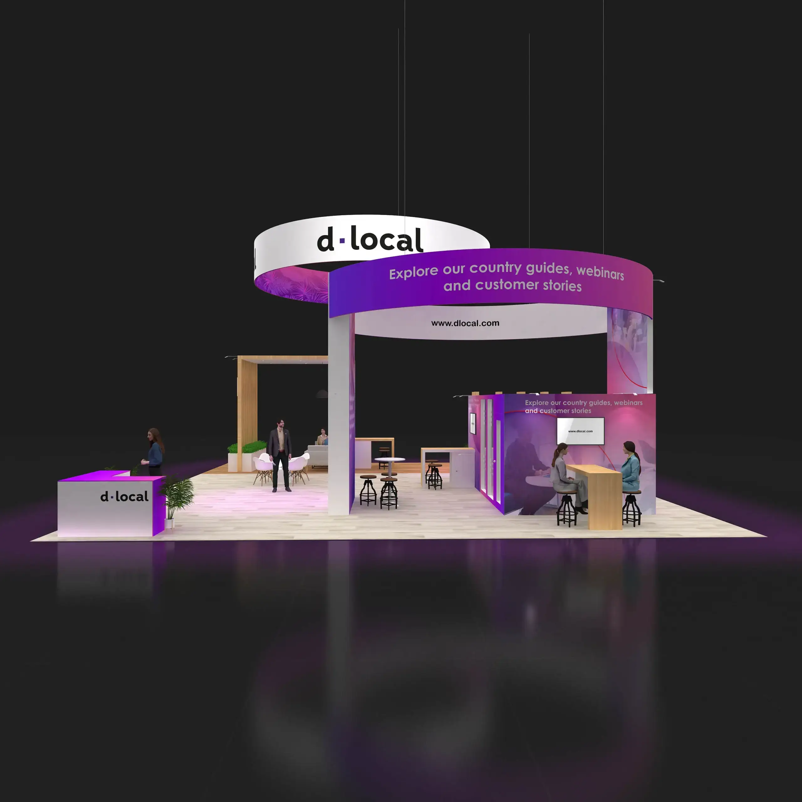 40x40 booth rental RLU4040 47 - image10
