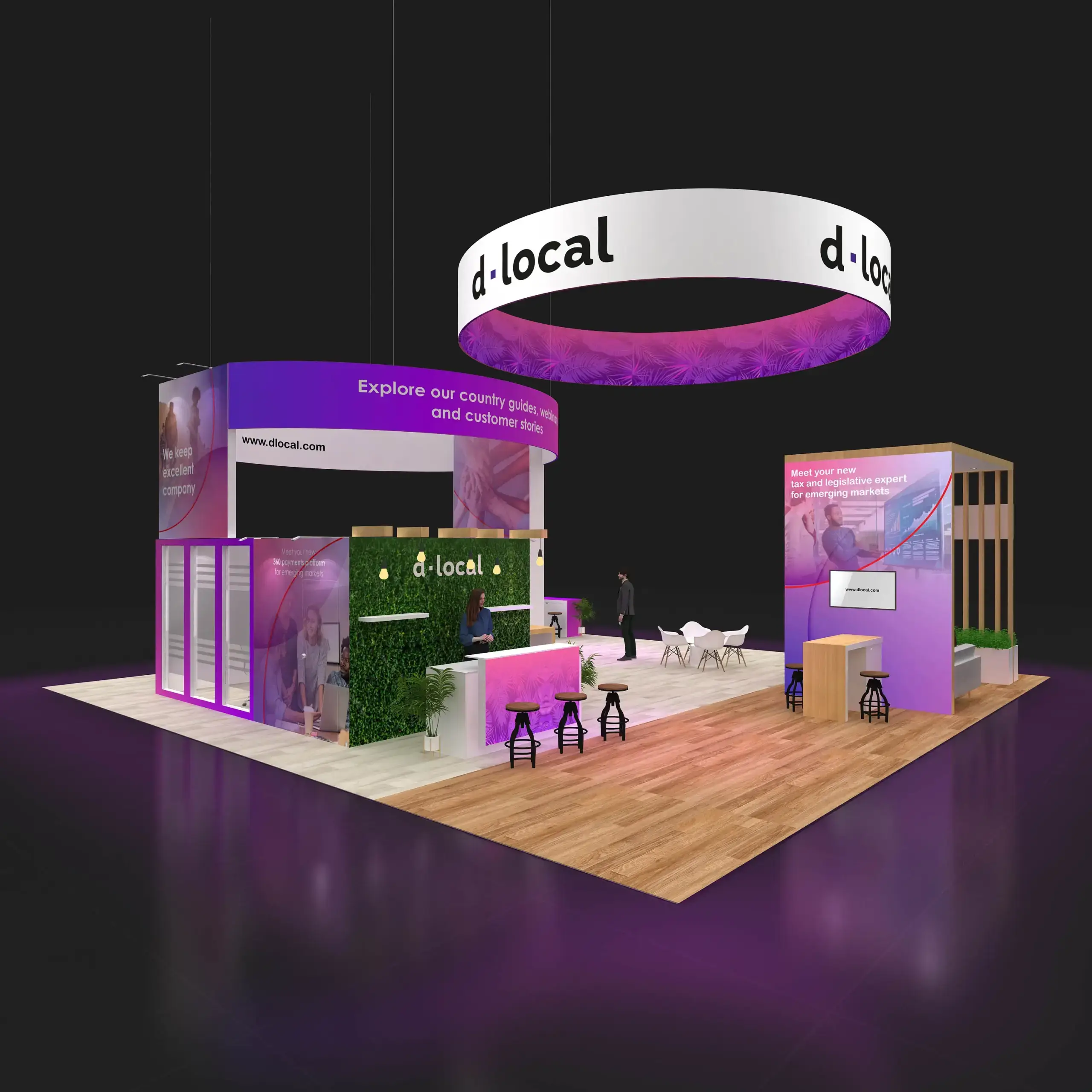 40x40 booth rental RLU4040 47 - image12