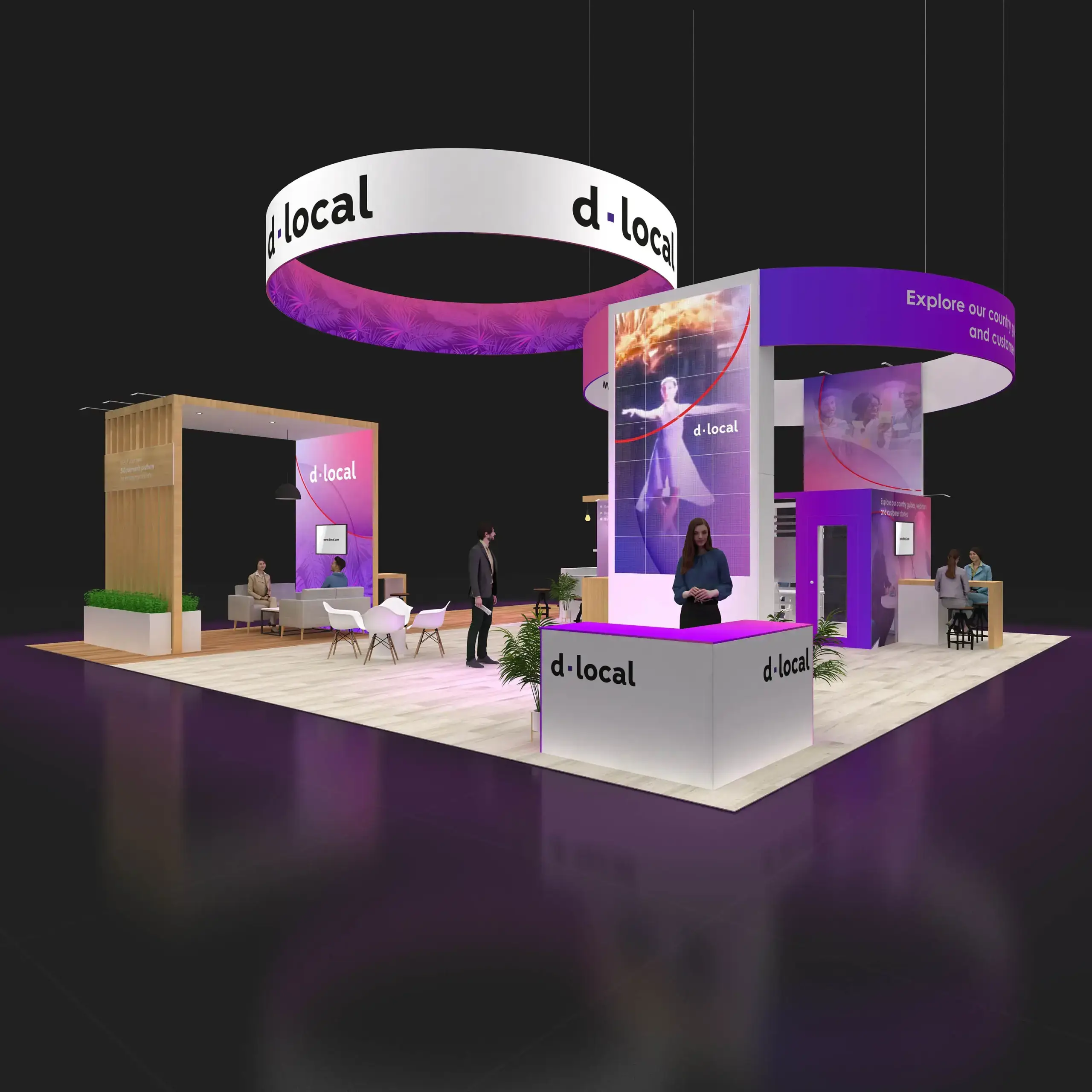 40x40 booth rental RLU4040 47 - image5