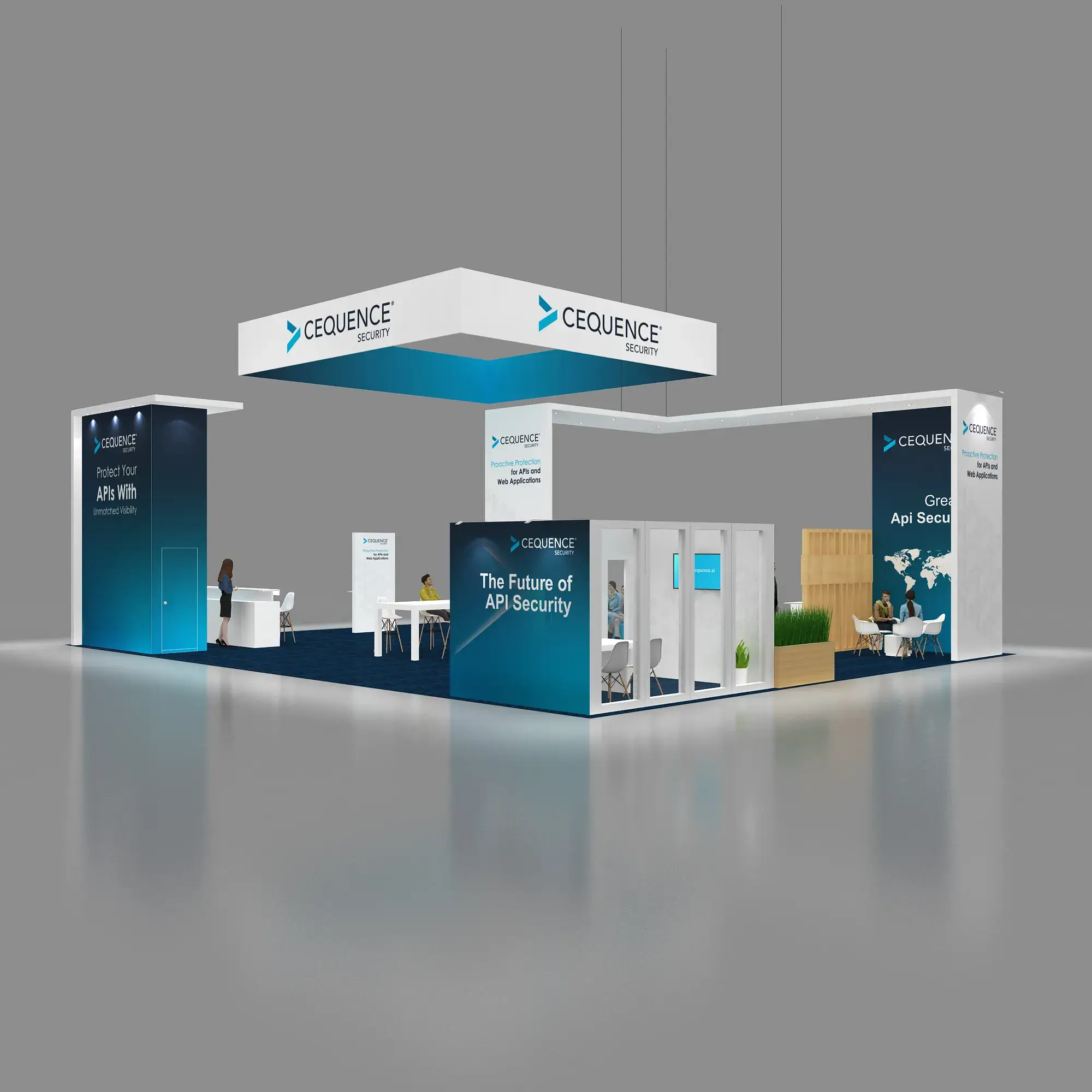 40x50 booth rental RLU4050 30 - image3