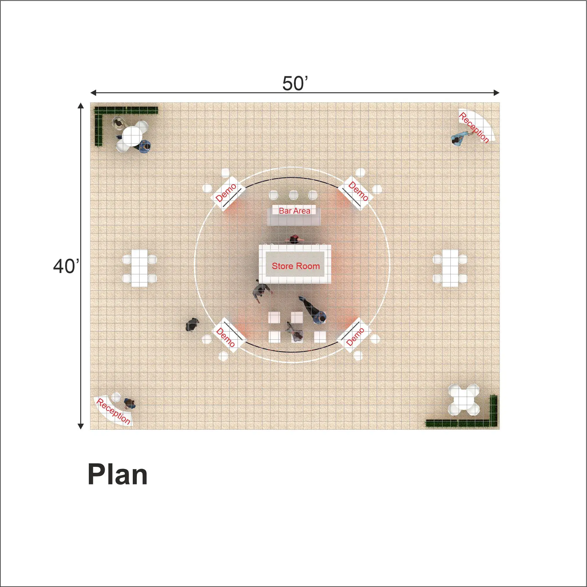 40x50 booth rental RLU4050 32 - image12