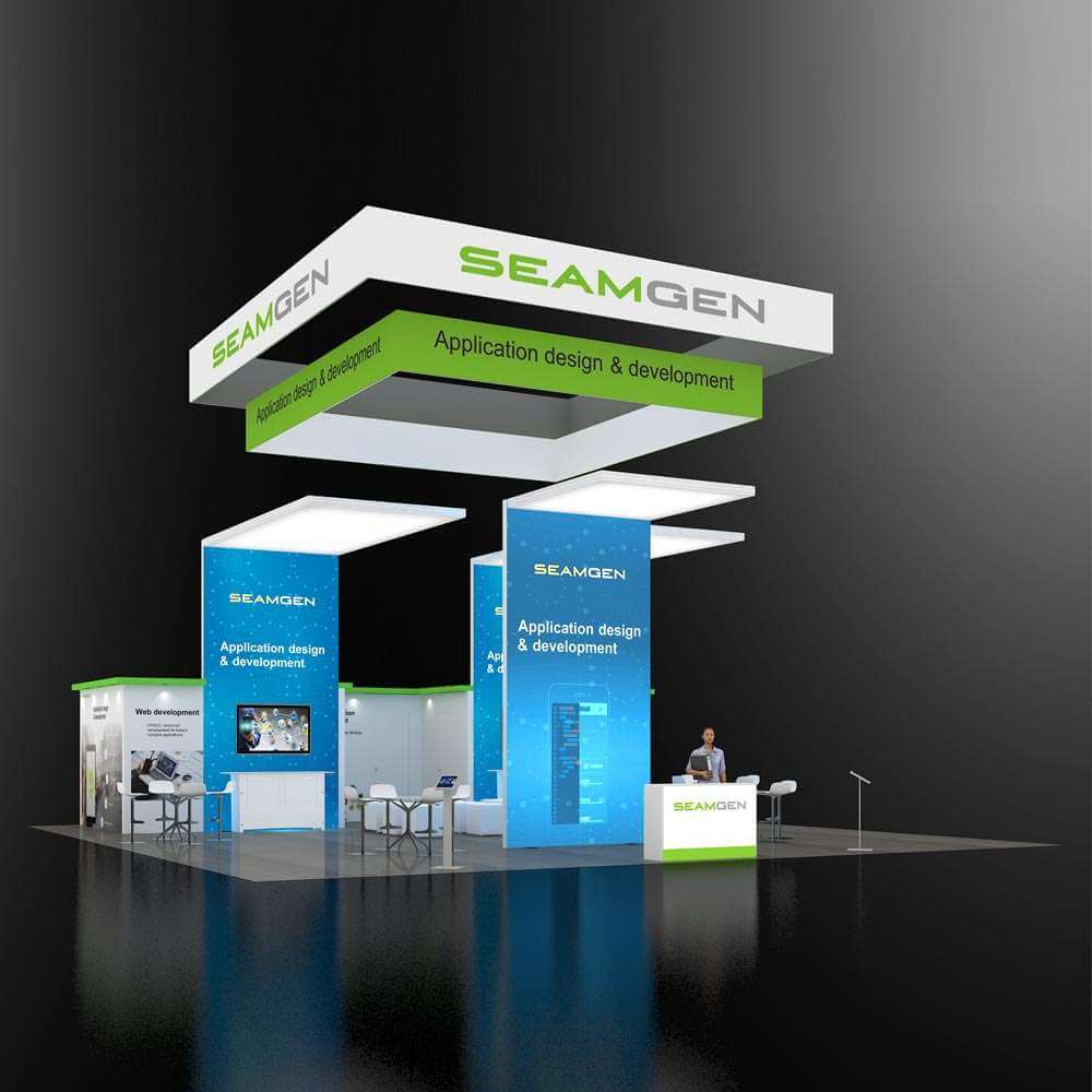 40x40 booth rental RLU4040 10 - image1