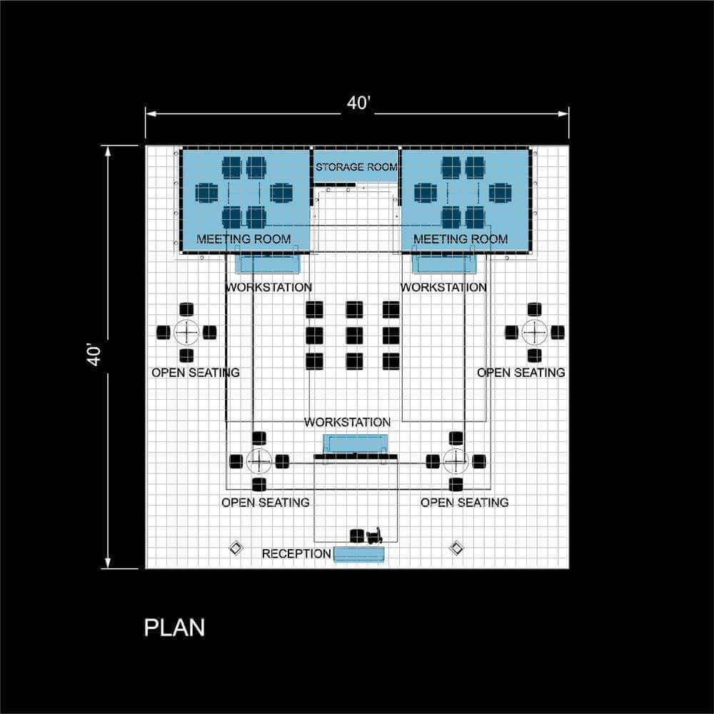 40x40 booth rental RLU4040 10 - image9