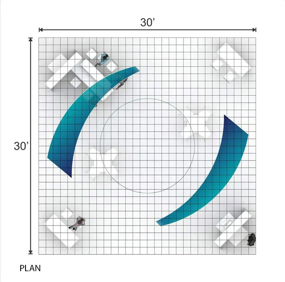 30x30 booth rental RLU3030 17 - image10