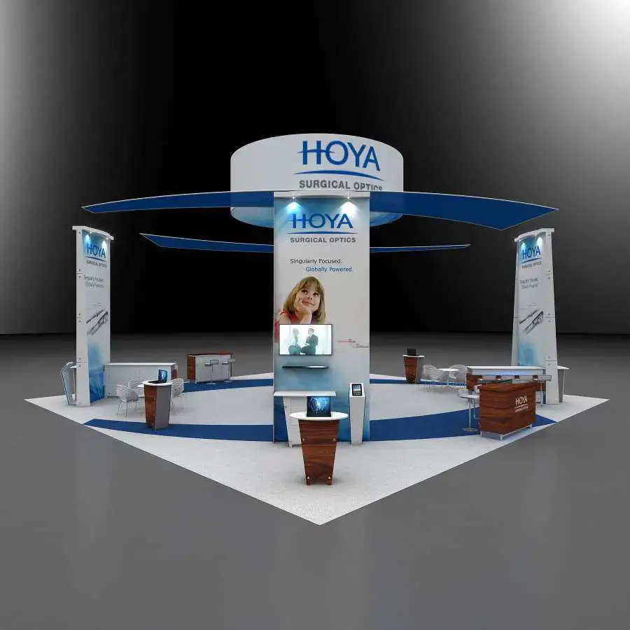 40x40 booth rental RLU4040 01 - image1