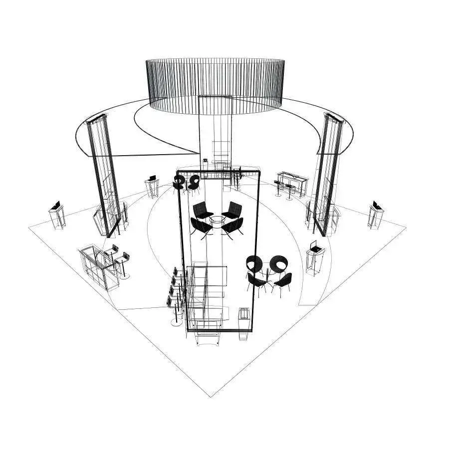 40x40 booth rental RLU4040 01 - image12
