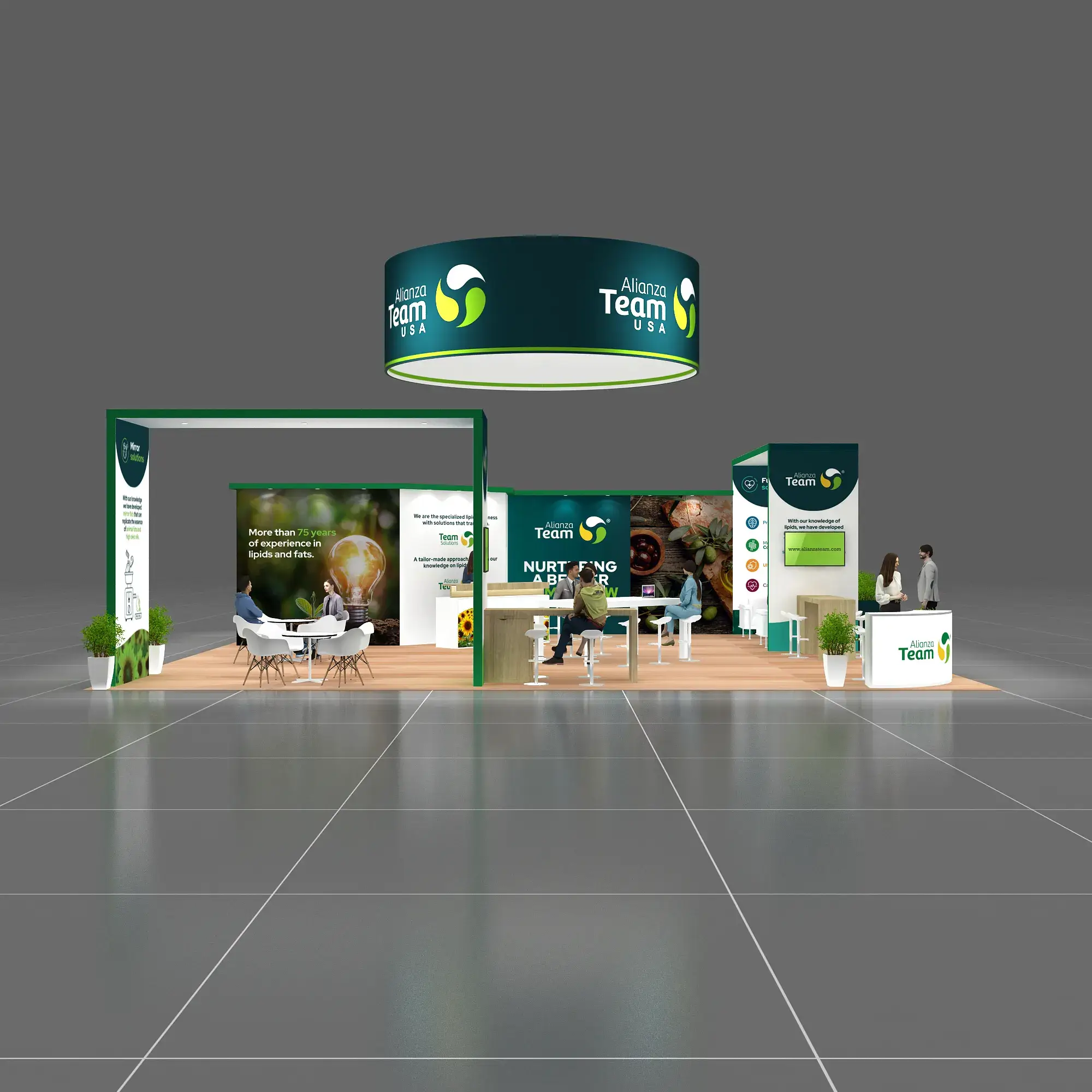 40x40 booth rental GRLU4040 02 - image2