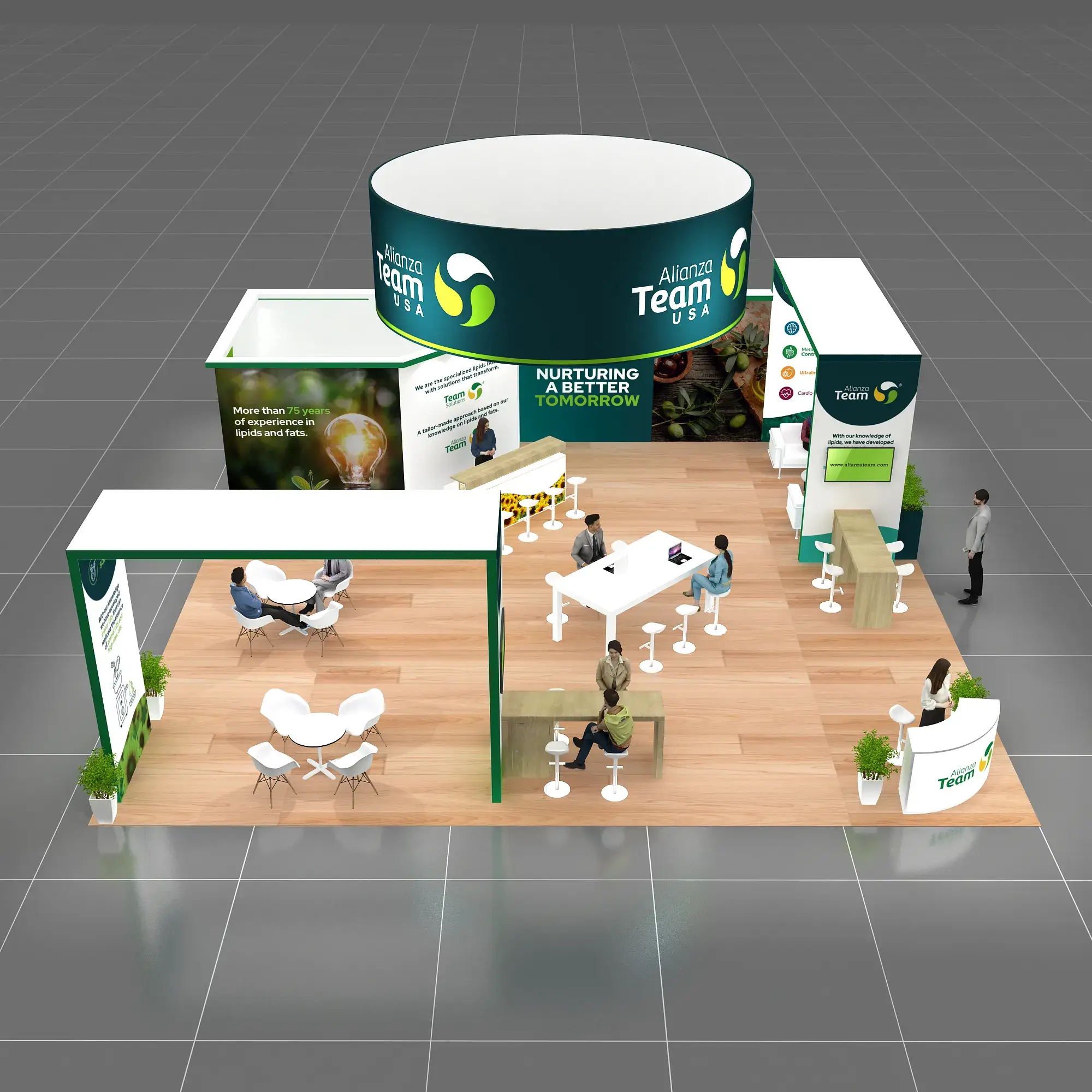 40x40 booth rental GRLU4040 02 - image11