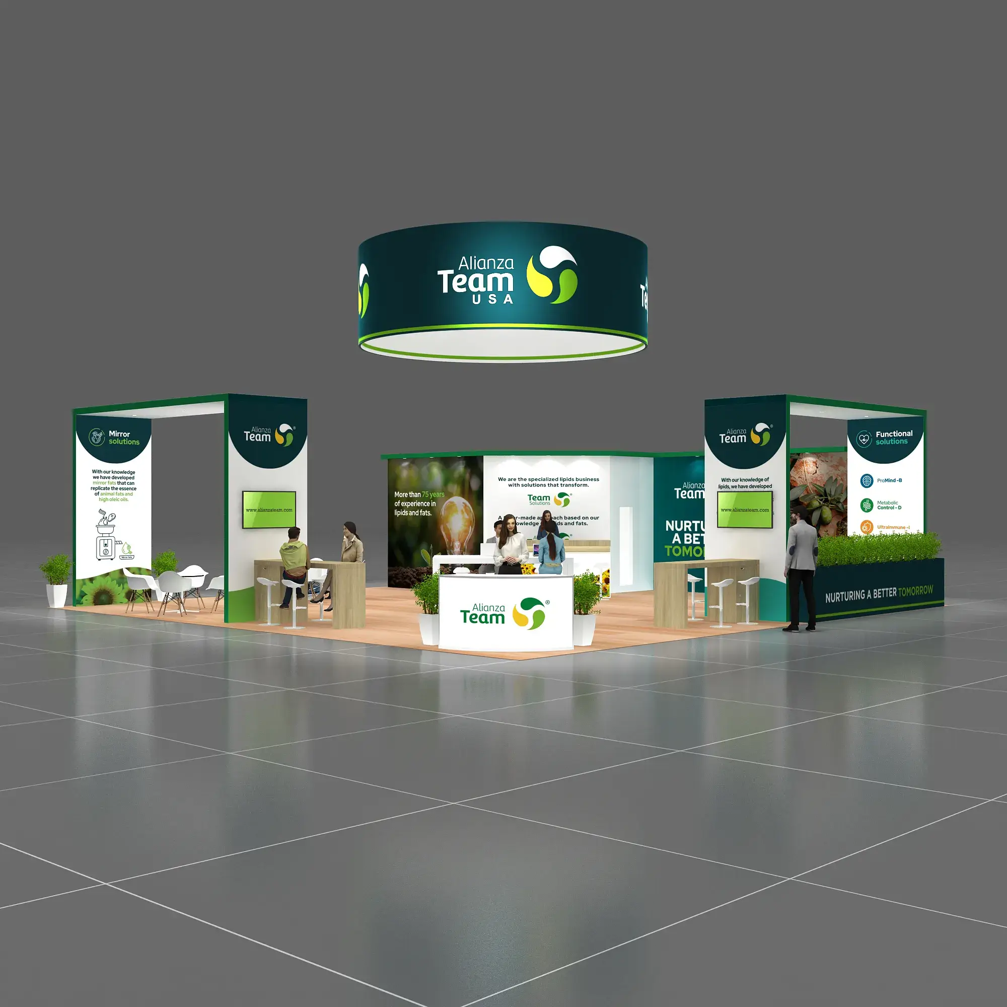40x40 booth rental GRLU4040 02 - image1
