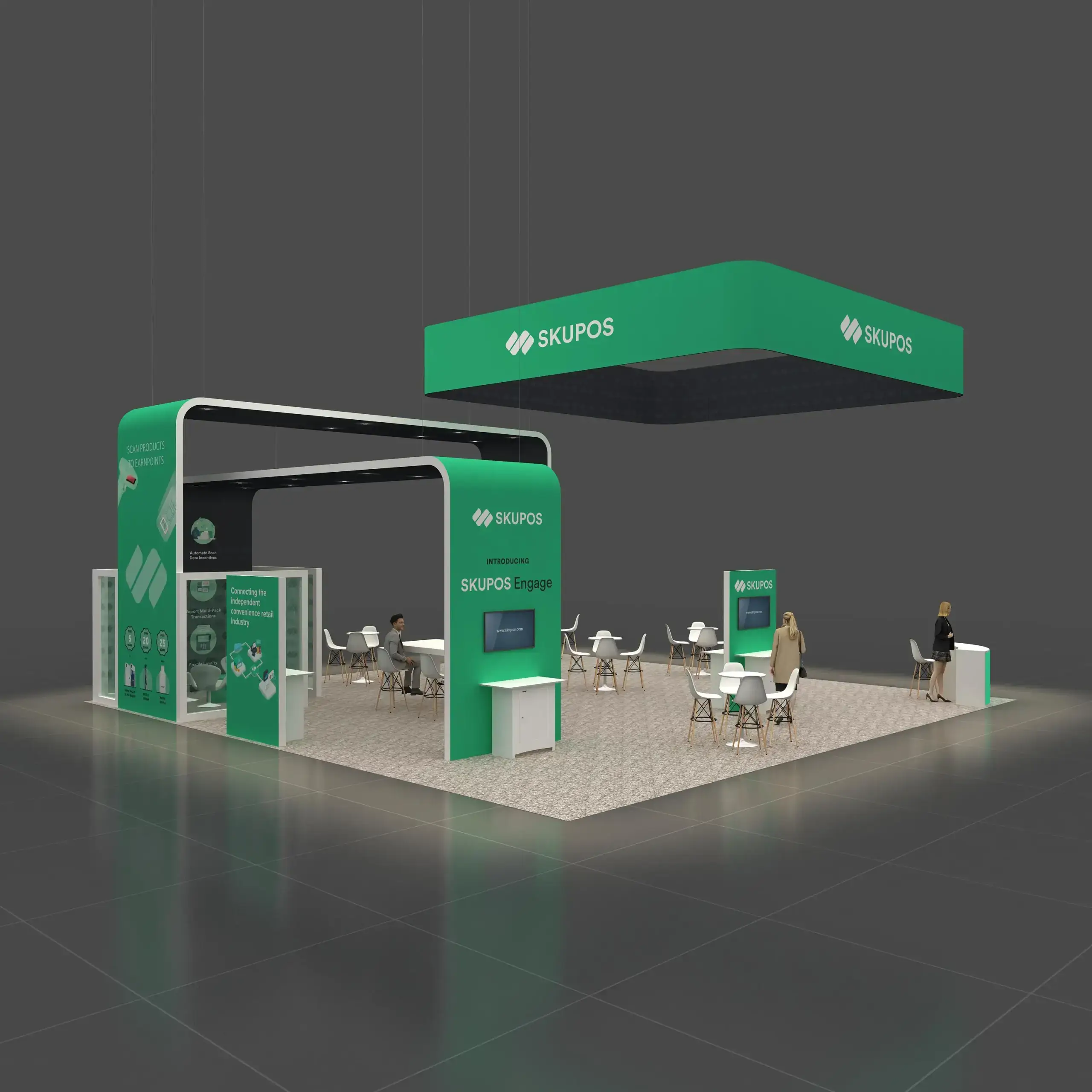 40x40 booth rental RLU4040 04 - image2