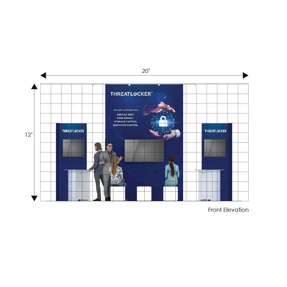 20x40 booth rental RLU2040 20 - image5