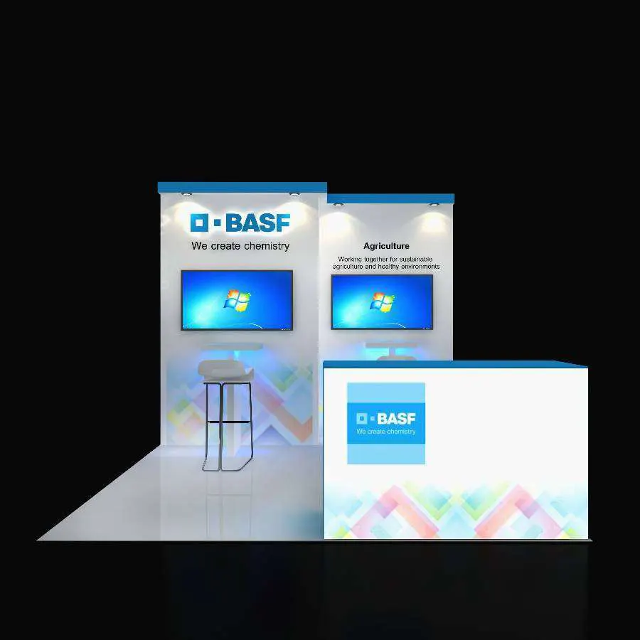 Custom Modular Booth - Front View - PLU1010 18