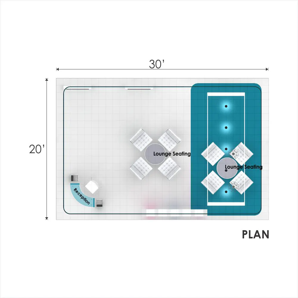 20x30 booth rental RLU2030 130 - image12