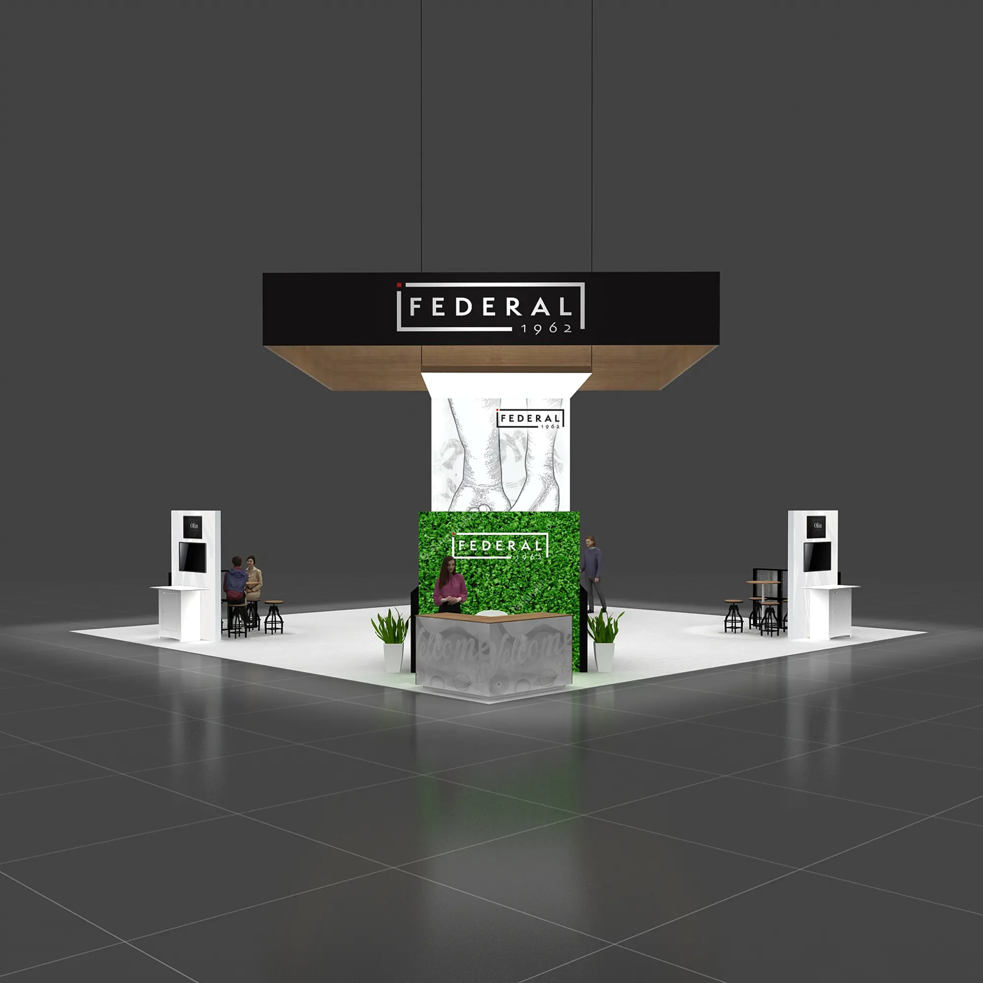 40x40 booth rental GRLU4040 09 - image1