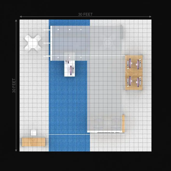 30x30 booth rental RLU3030 95 - image9