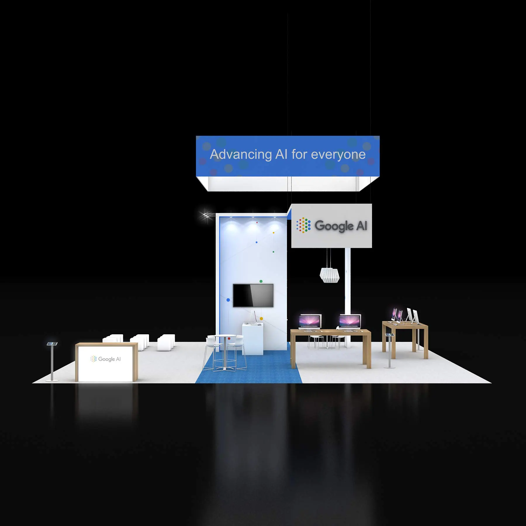 40x40 booth rental RLU4040 21 - image1