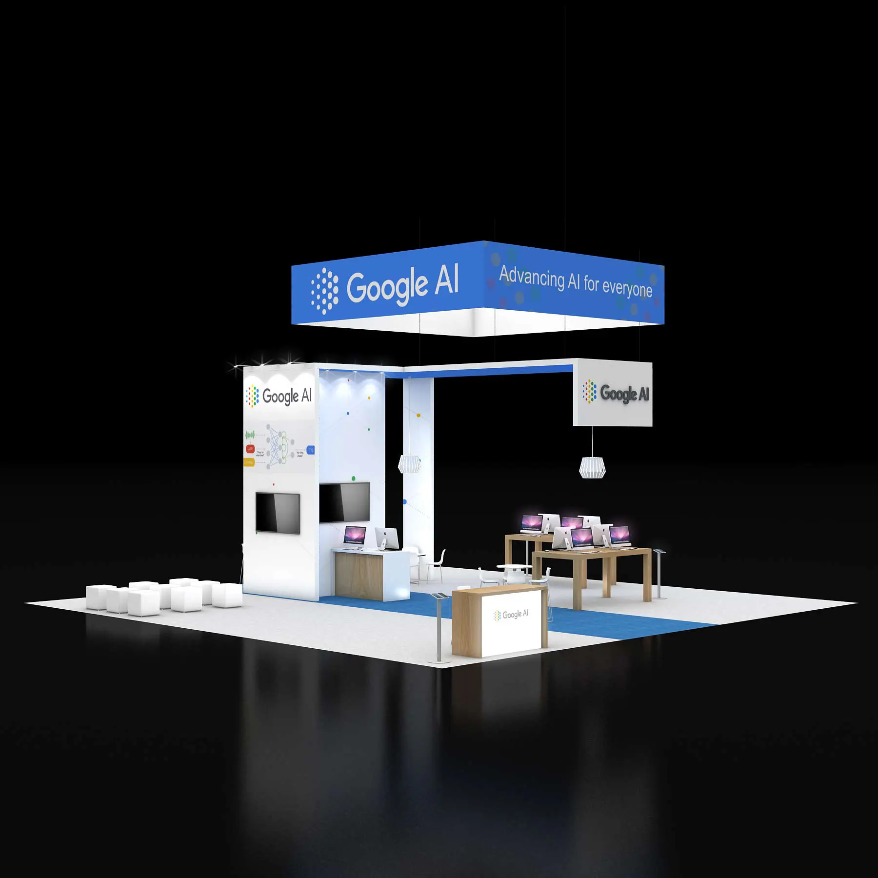 40x40 booth rental RLU4040 21 - image3