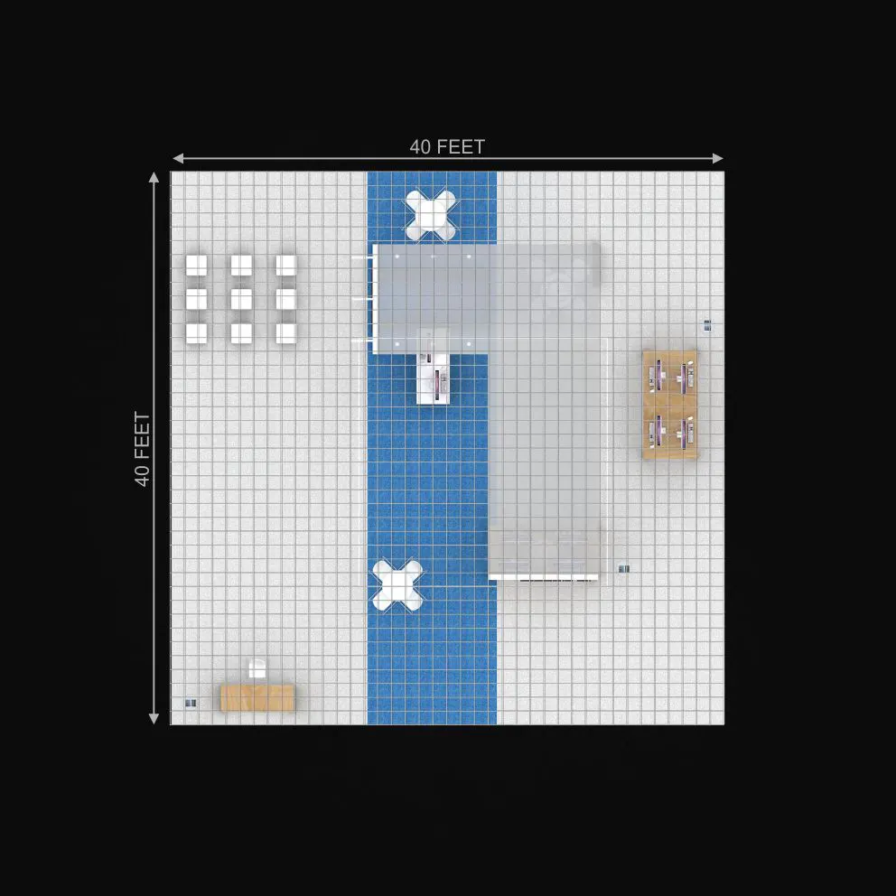 40x40 booth rental RLU4040 21 - image10