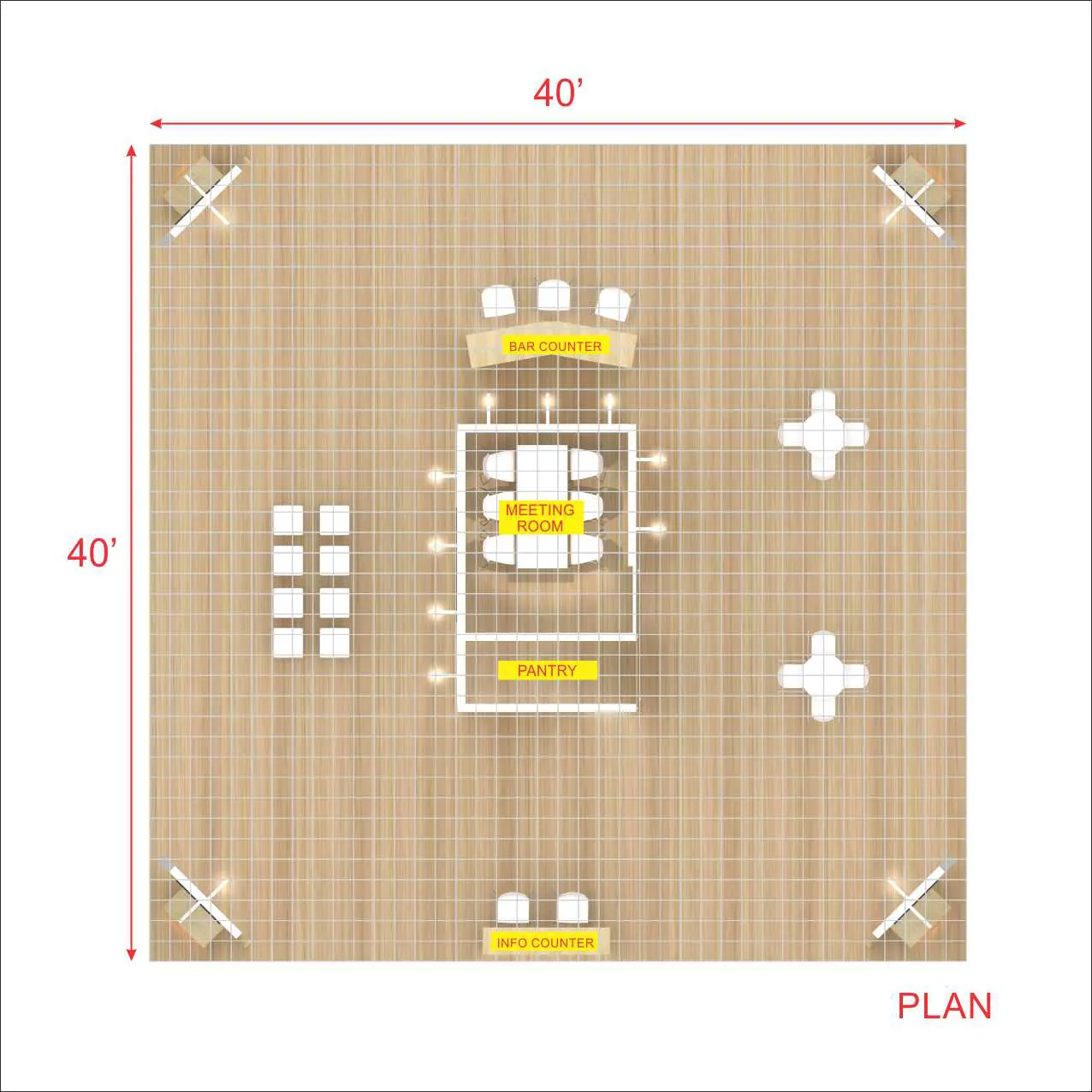 40x40 booth rental RLU4040 23 - image11