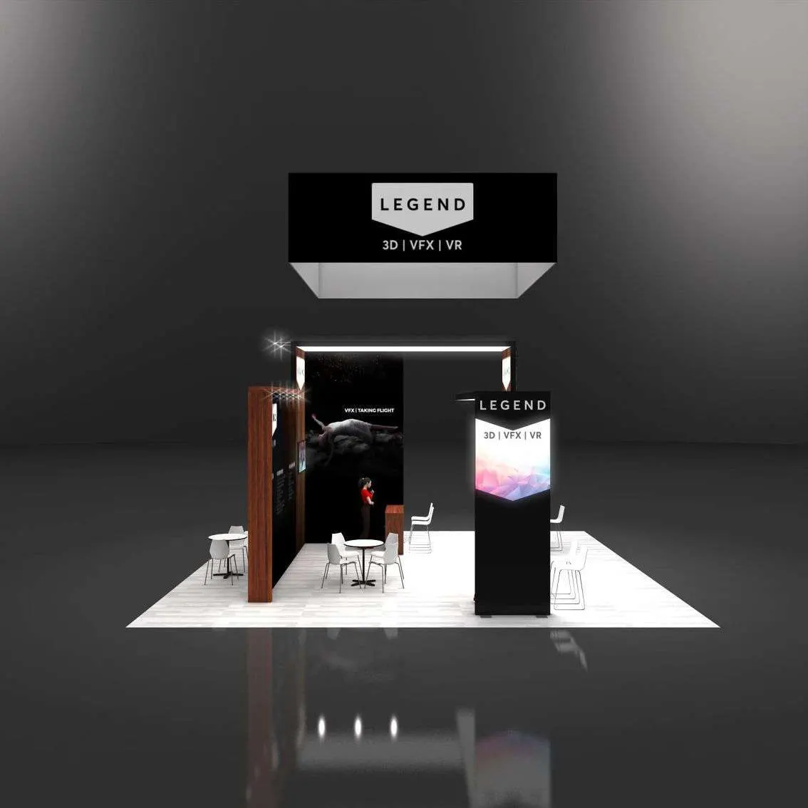 30x30 booth rental RLU3030 48 - image3