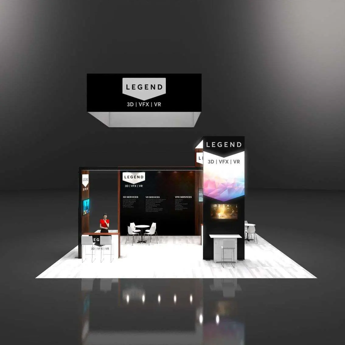 30x30 booth rental RLU3030 48 - image4
