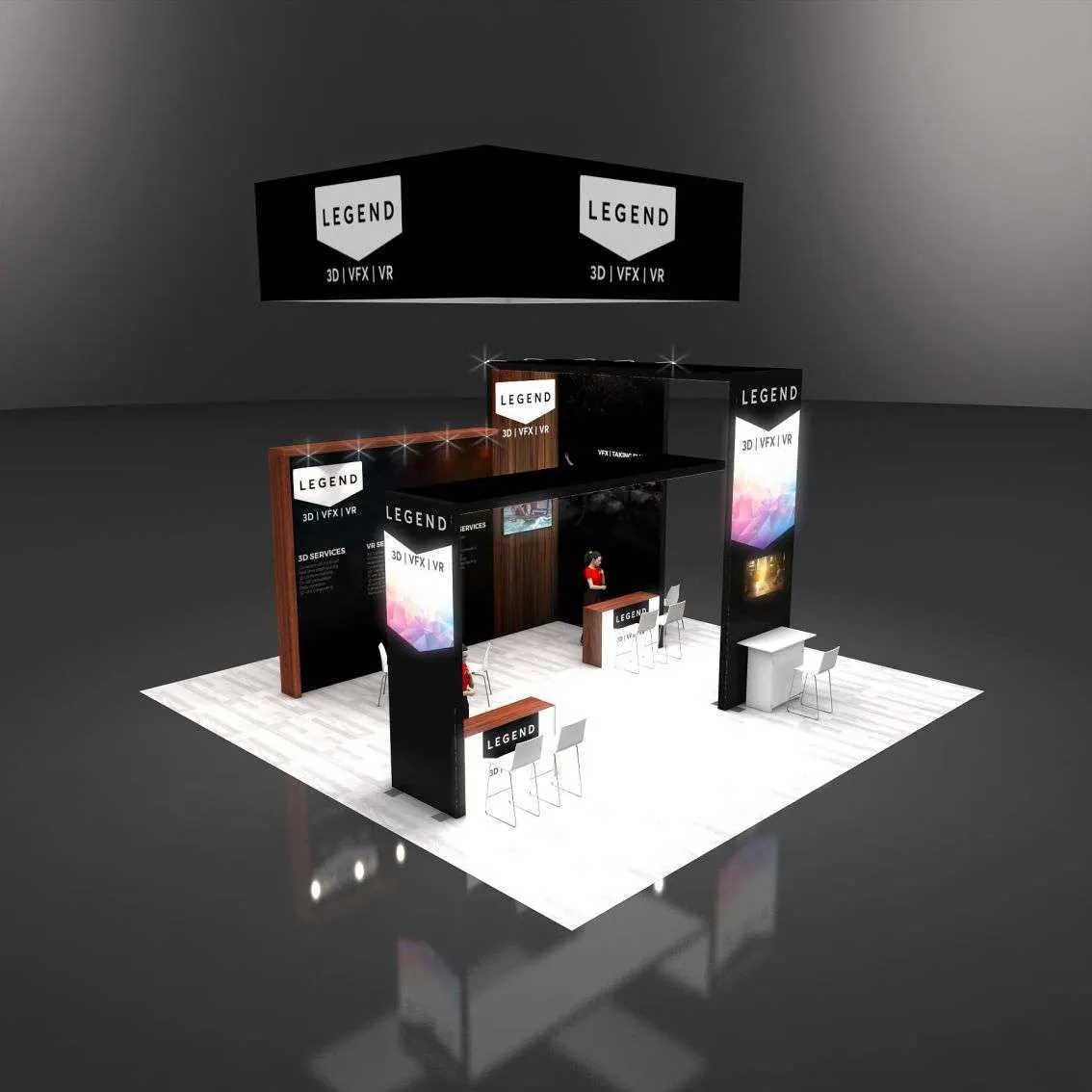 30x30 booth rental RLU3030 48 - image8