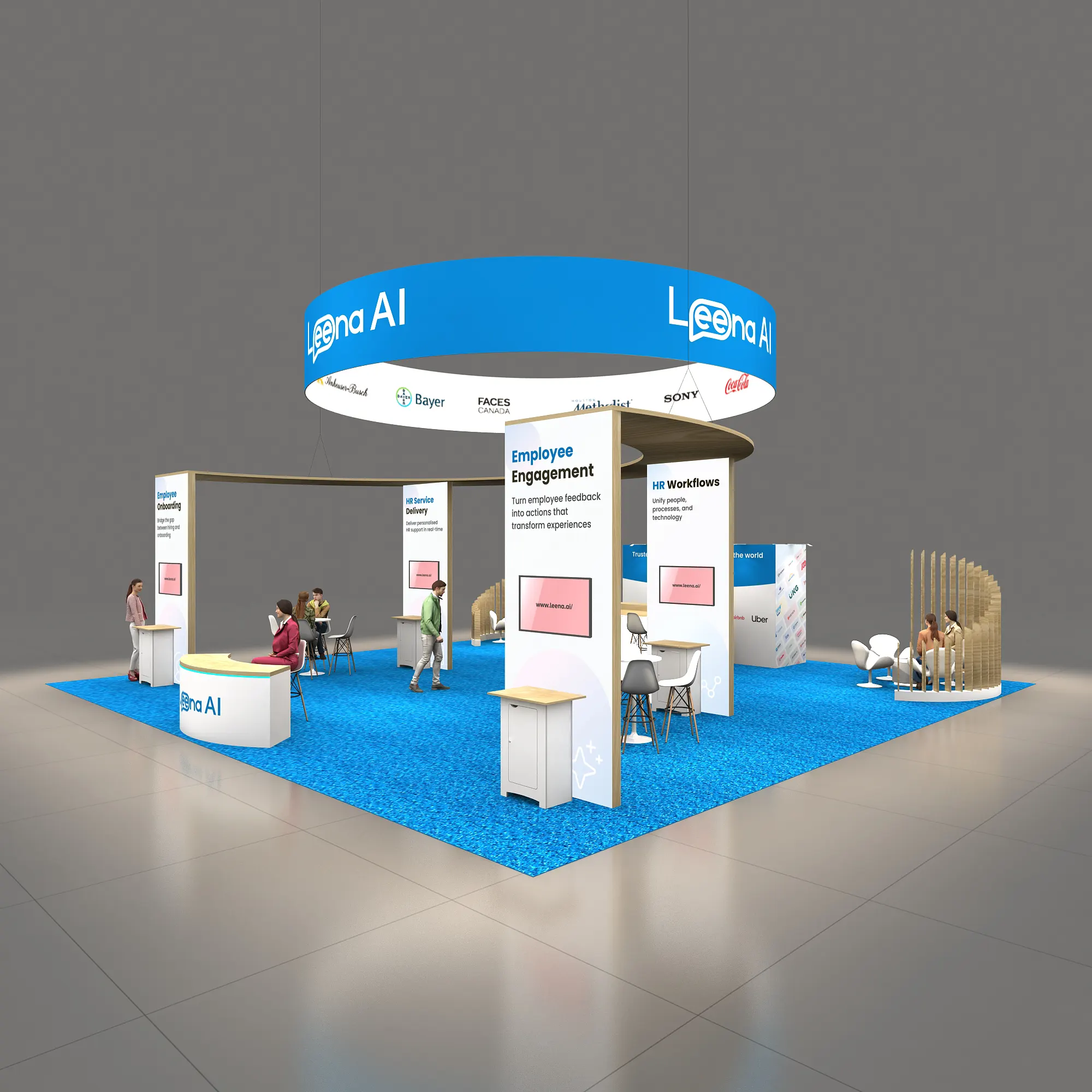 40x40 booth rental RLU4040 34 - image4