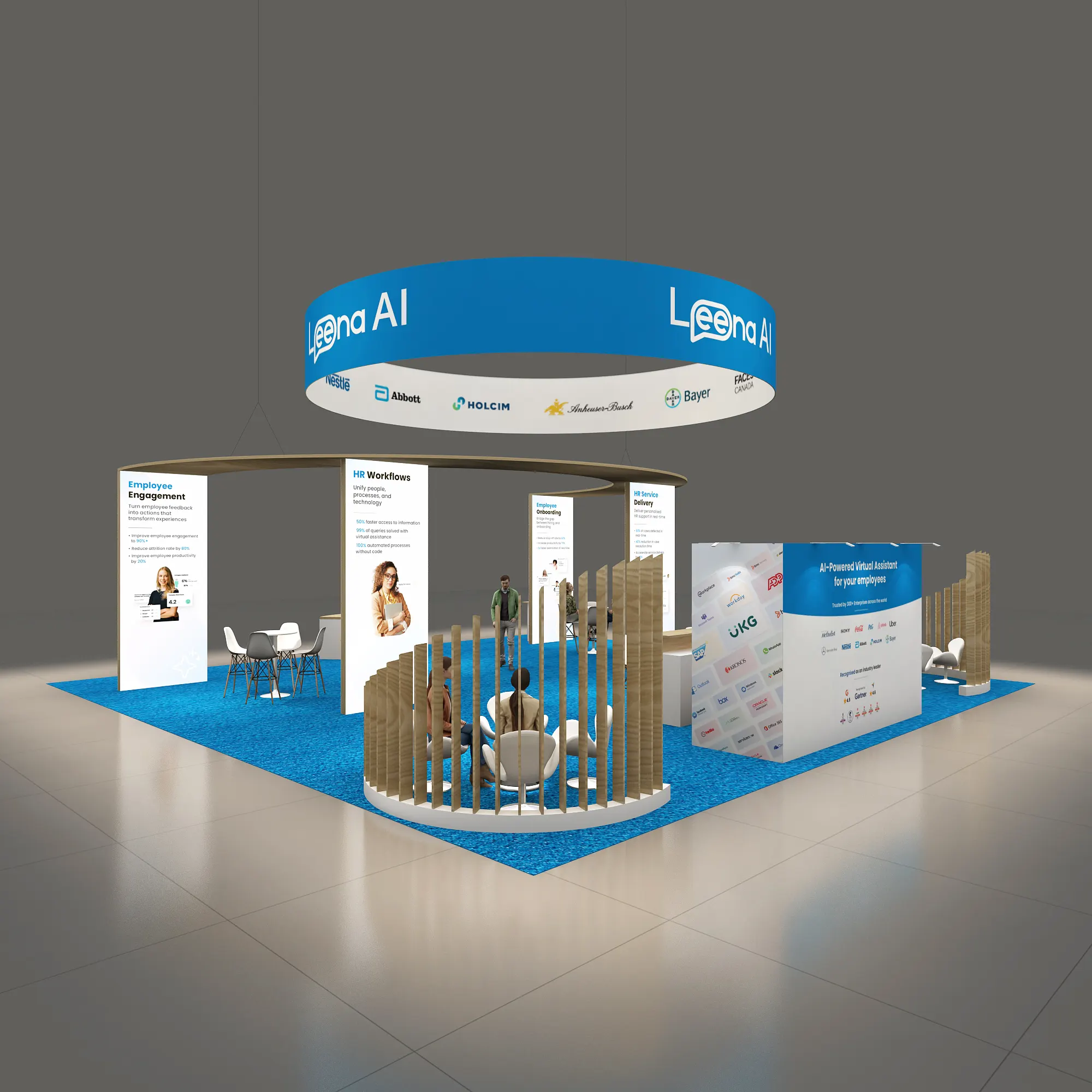 40x40 booth rental RLU4040 34 - image5