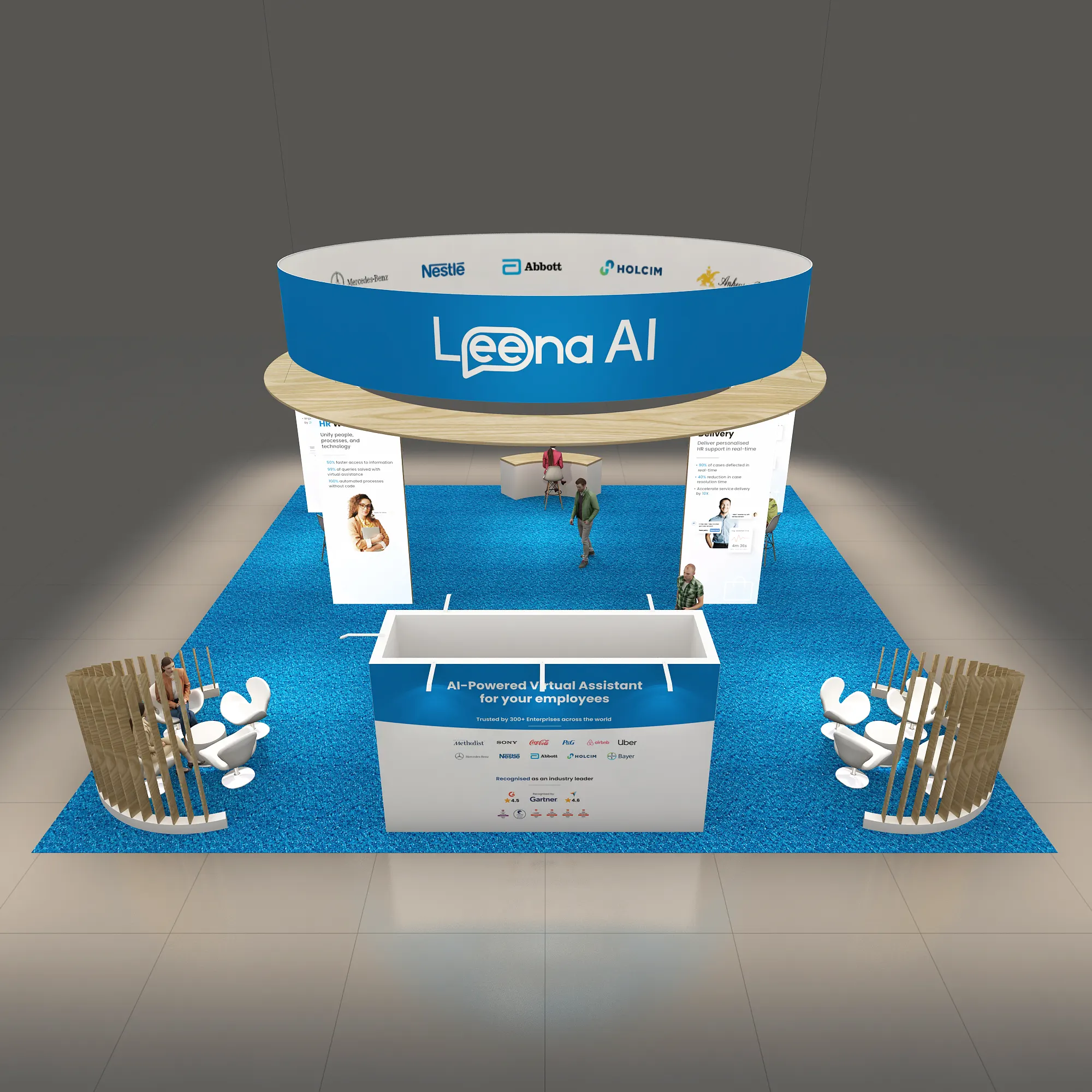 40x40 booth rental RLU4040 34 - image3