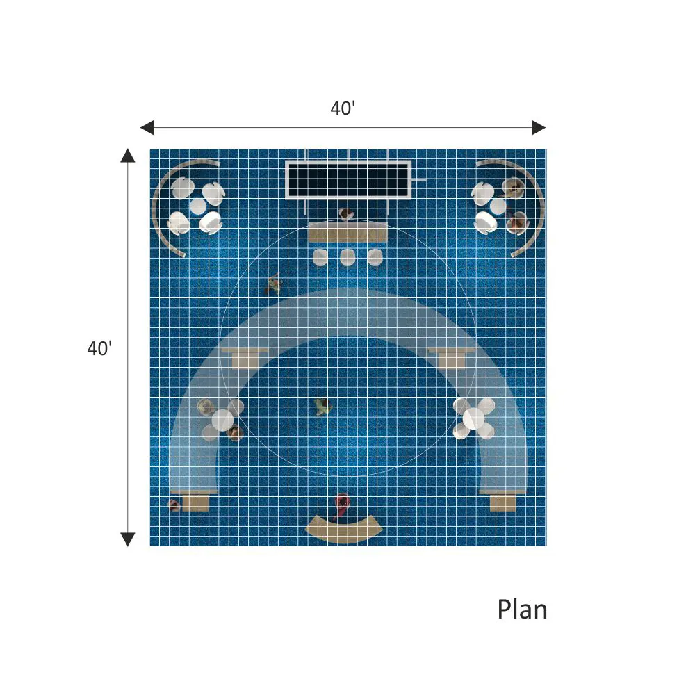 40x40 booth rental RLU4040 34 - image10