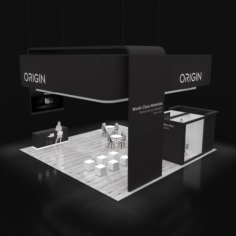 30x30 booth rental RLU3030 120 - image2