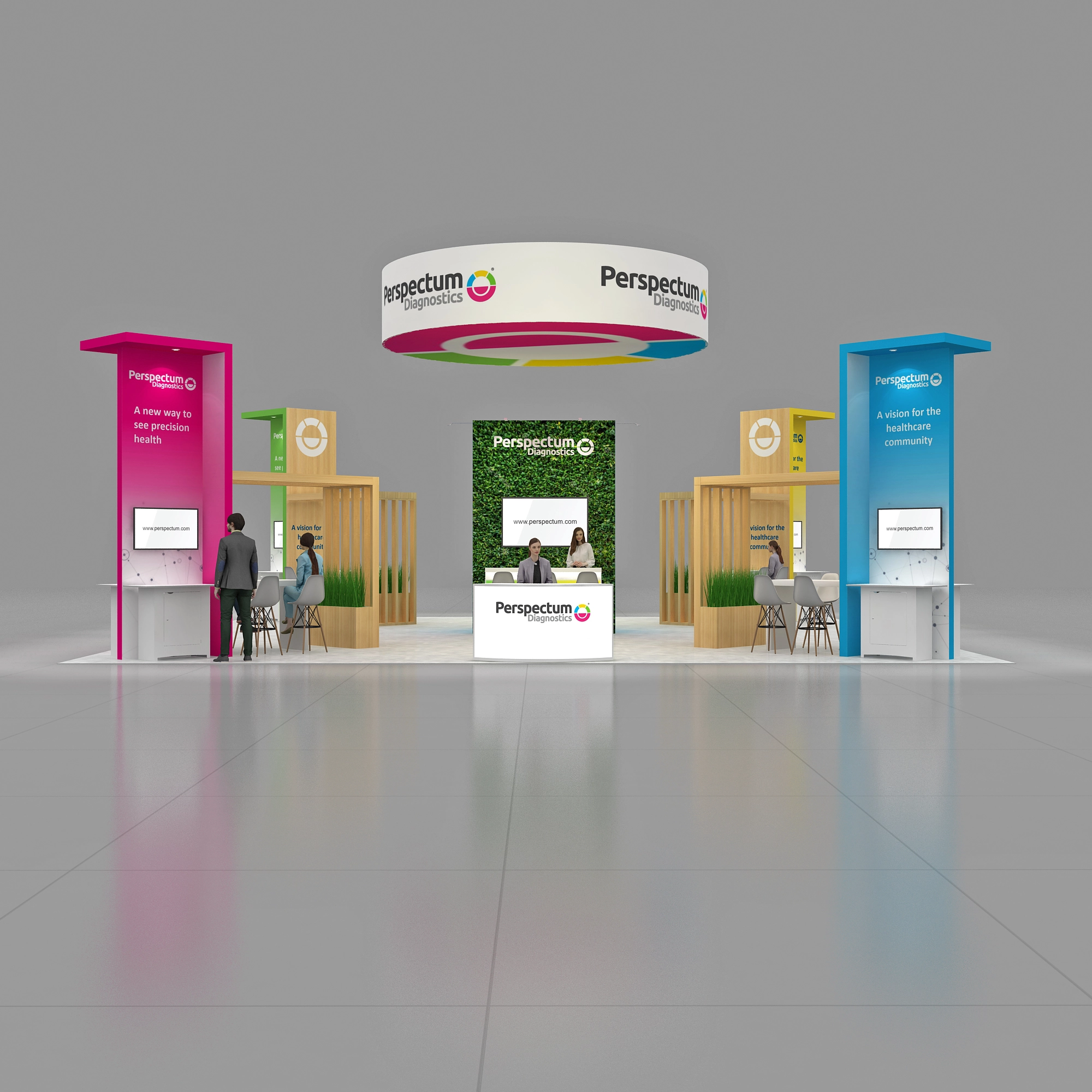 40x40 booth rental RLU4040 24 - image1