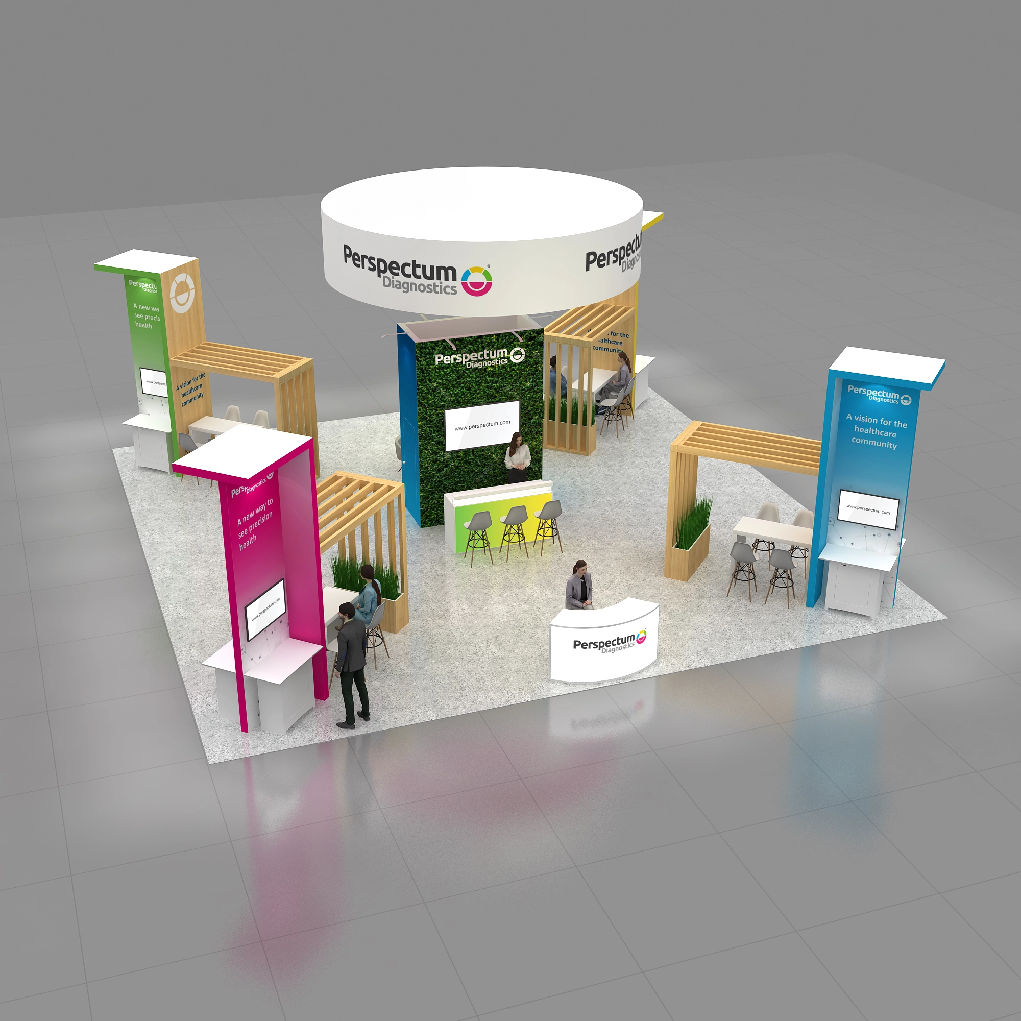 40x40 booth rental RLU4040 24 - image3