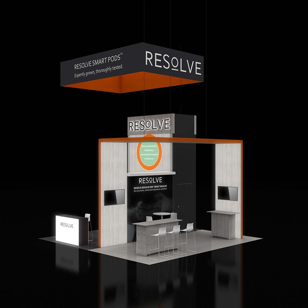 20x20 Trade show exhibit - PLU2020 60