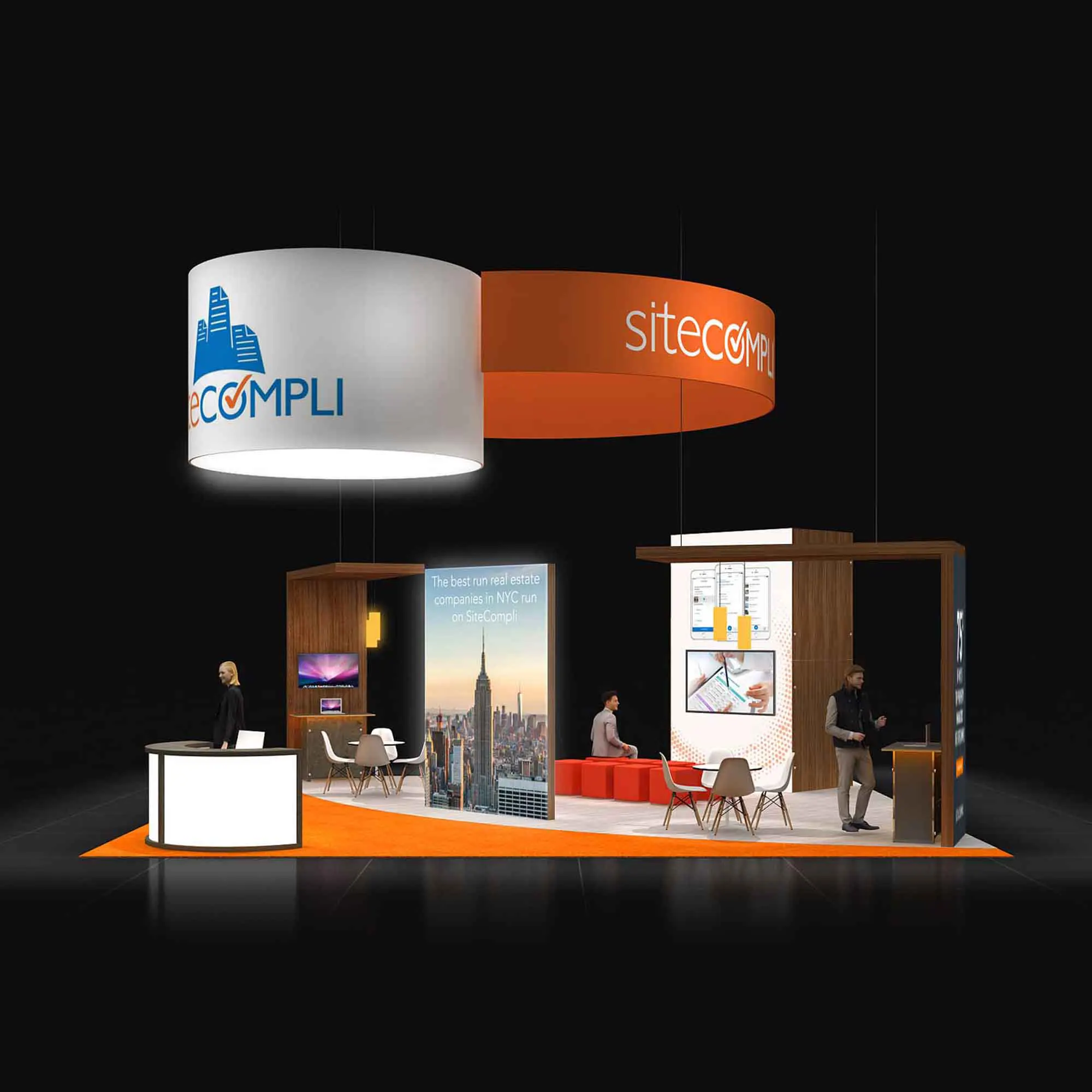 30x30 booth rental RLU3030 63 - image1