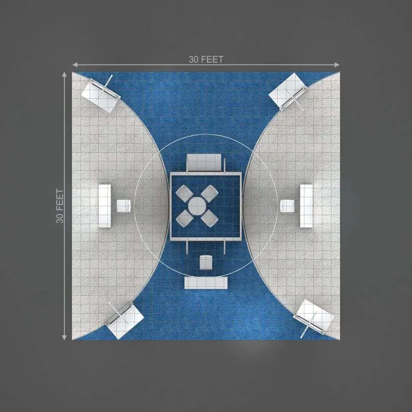 30x30 booth rental RLU3030 73 - image10