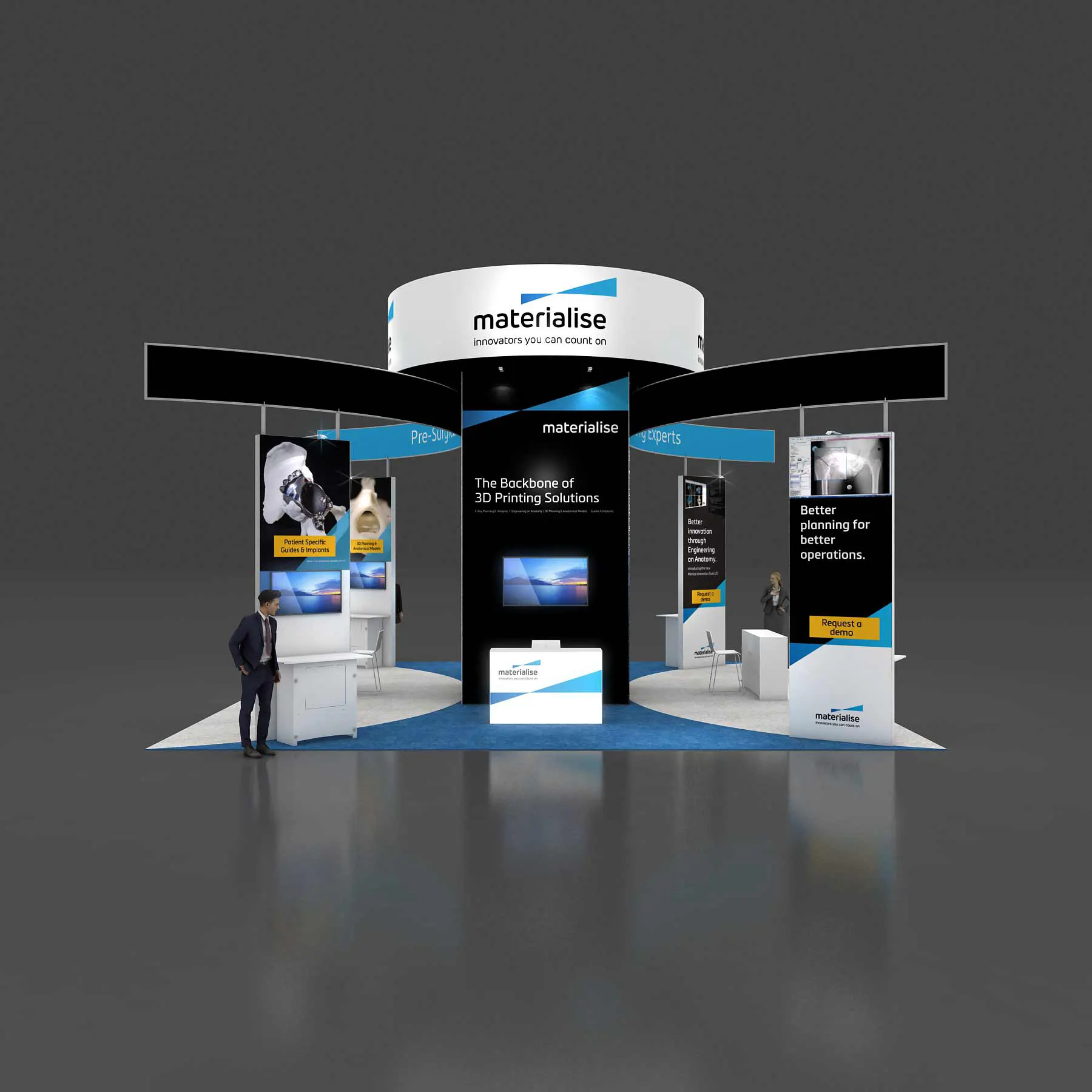 30x30 booth rental RLU3030 73 - image1