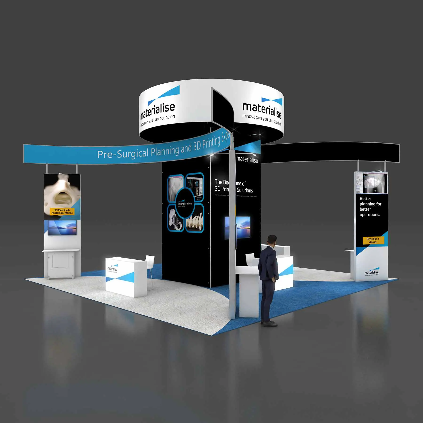 30x30 booth rental RLU3030 73 - image3