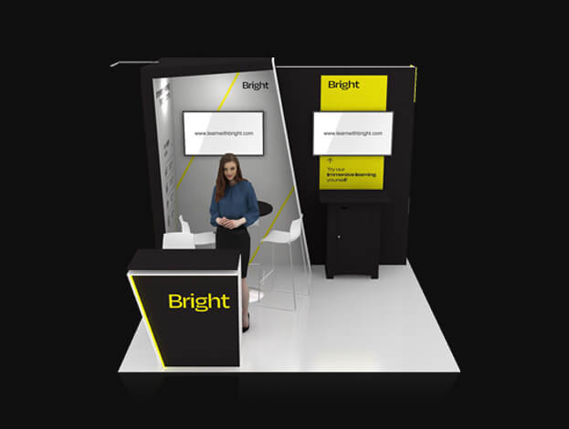 10'x10' Custom Trade Show Rental Booth
